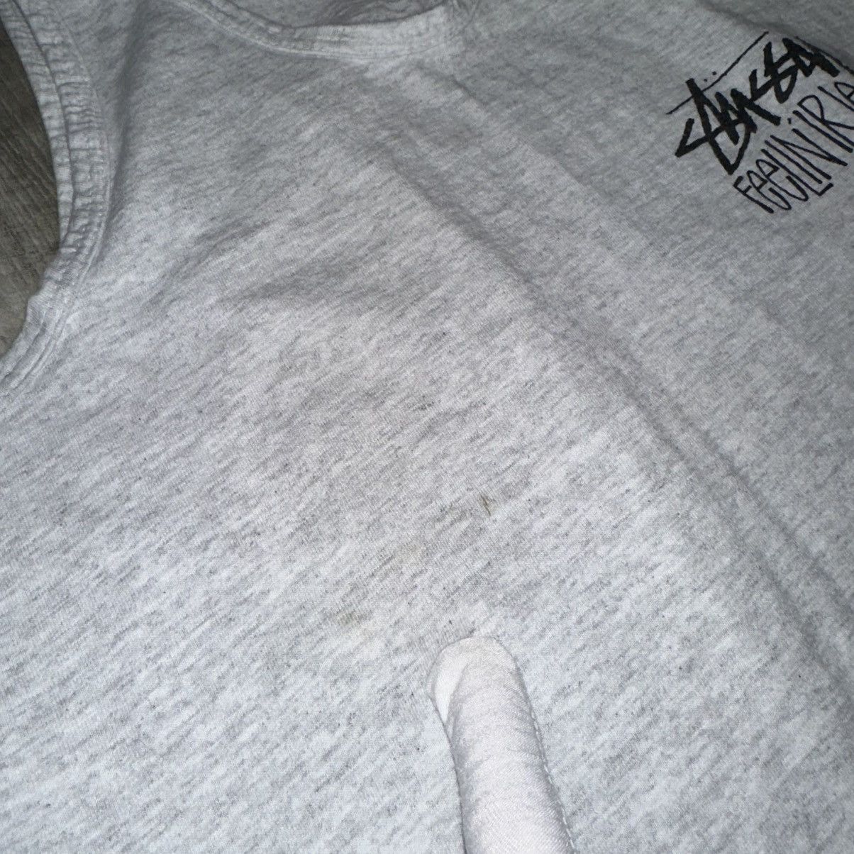 Stussy STUSSY Mens Large Gray Tank Top Feelin Irie Graphic Vintage Size US L / EU 52-54 / 3 - 10 Thumbnail