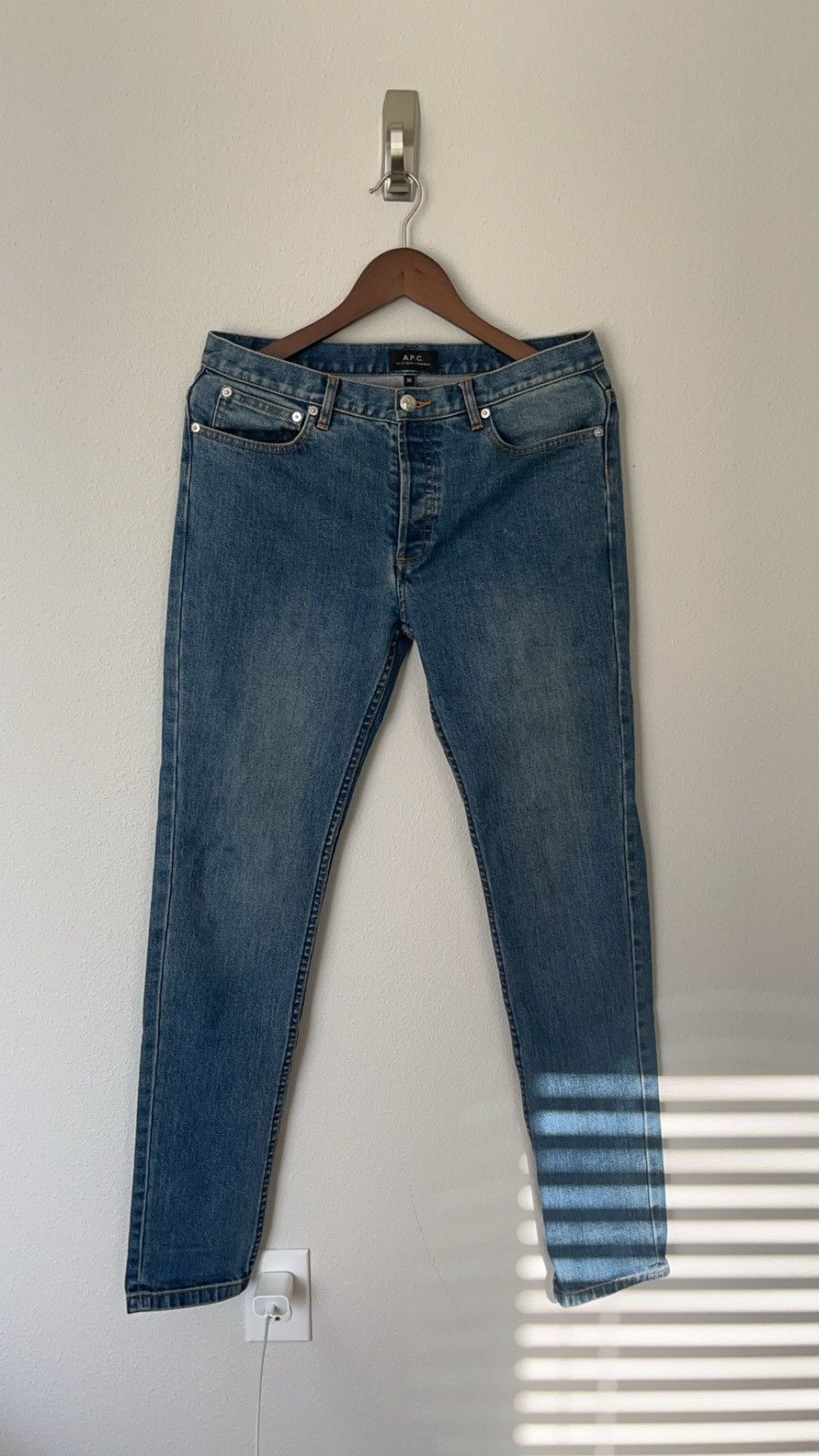 A.P.C. A.P.C Petit New Standard Stonewashed Denim Size US 30 / EU 46 - 2 Thumbnail