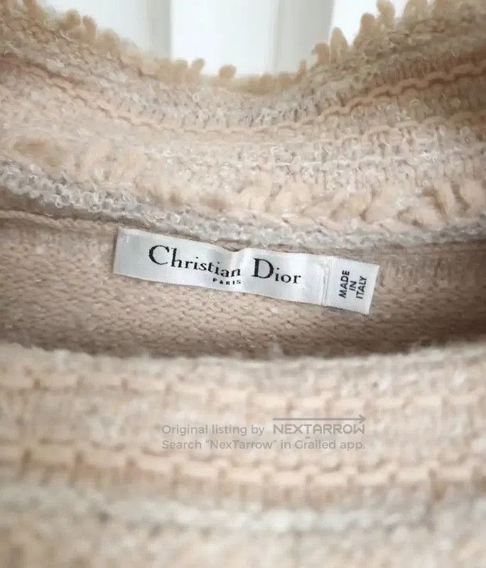 Dior Dior Light Pink Striped Wool Sweater . Size XS / US 0-2 / IT 36-38 - 4 Thumbnail
