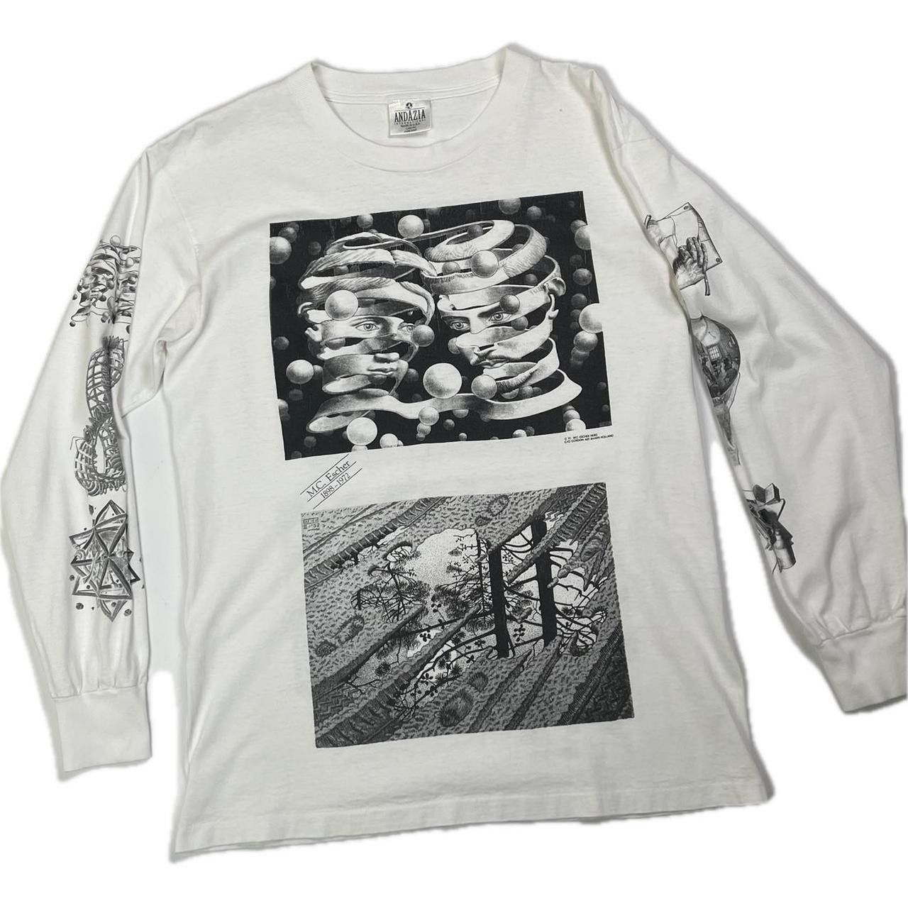 image of Vintage 1991 Mc.escher in White, Men's (Size Large)