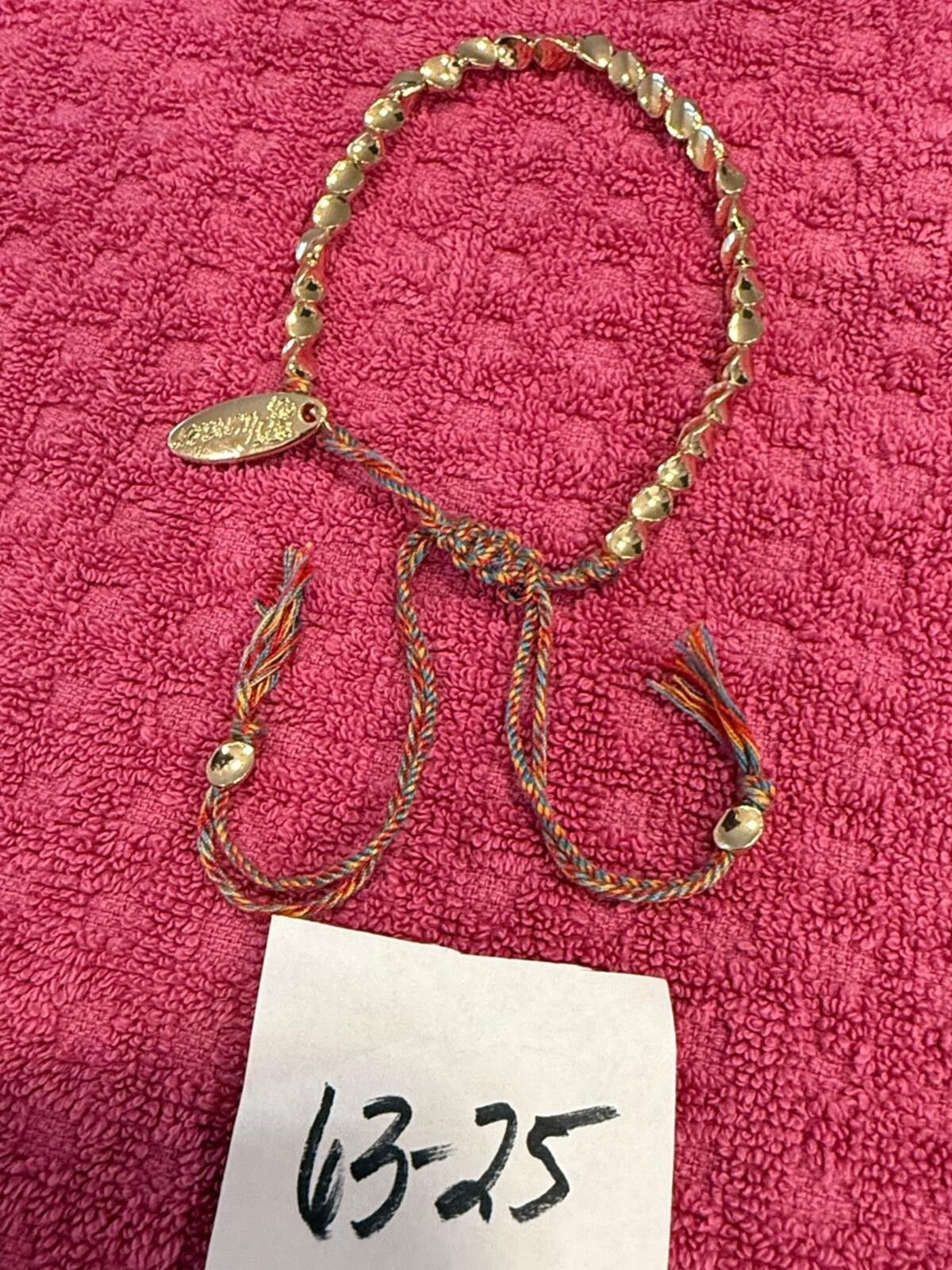 Other Plunder mixed media metal string dainty adjustable bracelet Size ONE SIZE - 6 Thumbnail