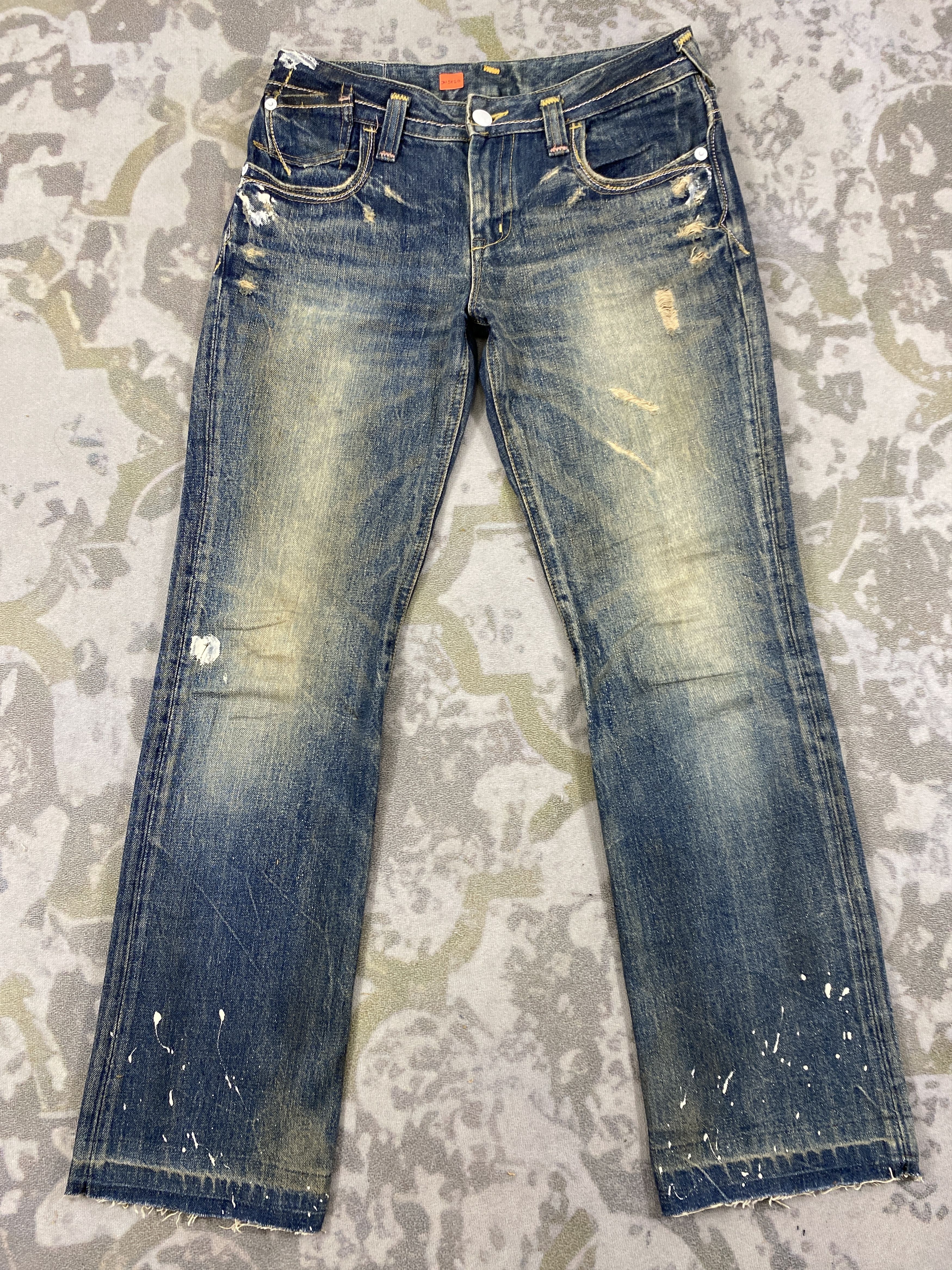 Vintage Japanese Brand Distressed Blue Jeans 32x30 Denim- JN3850 Size US 32 / EU 48 - 1 Thumbnail