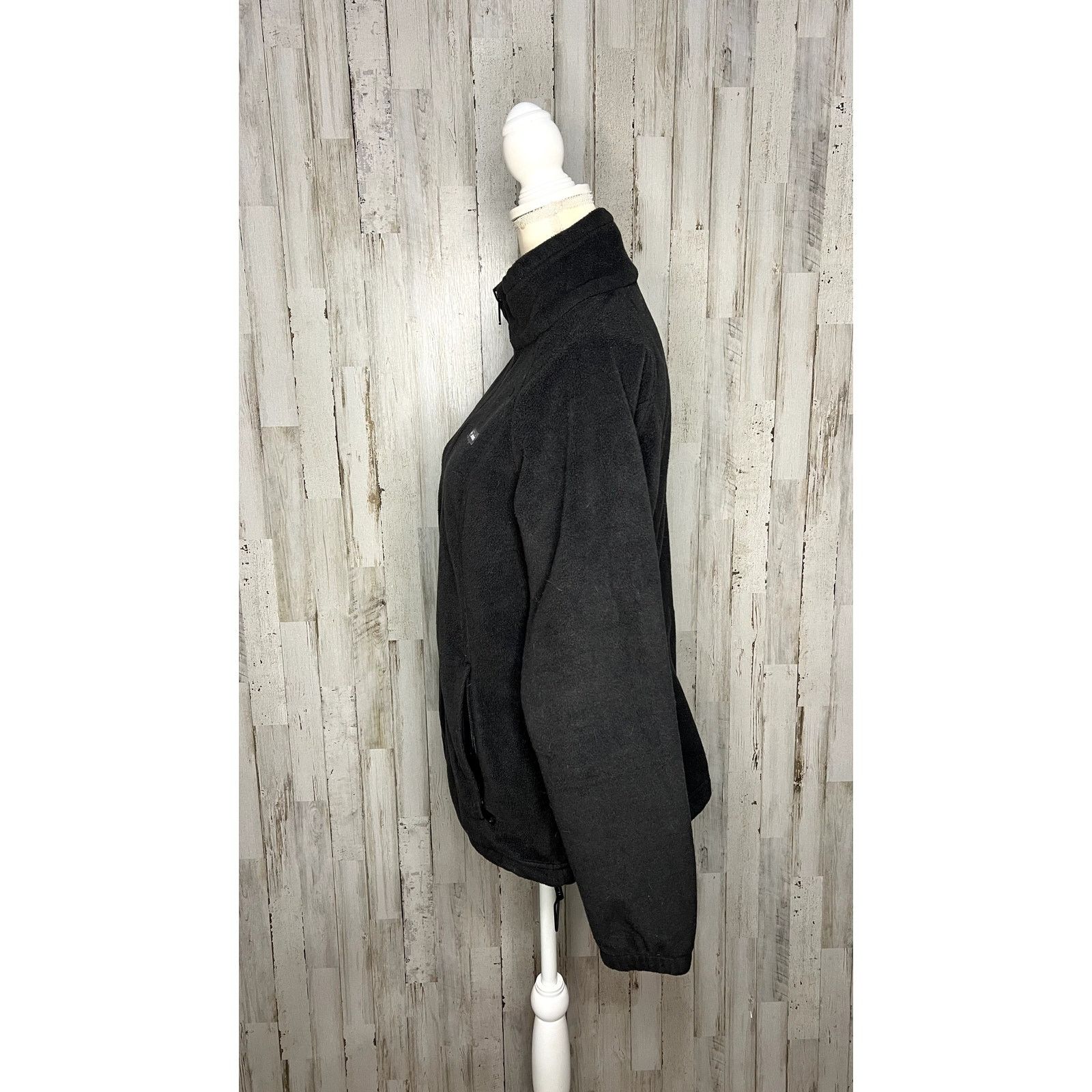 Columbia Columbia Womens Fleece Jacket Black Size Large Casual Zip-Up Size L / US 10 / IT 46 - 5 Thumbnail