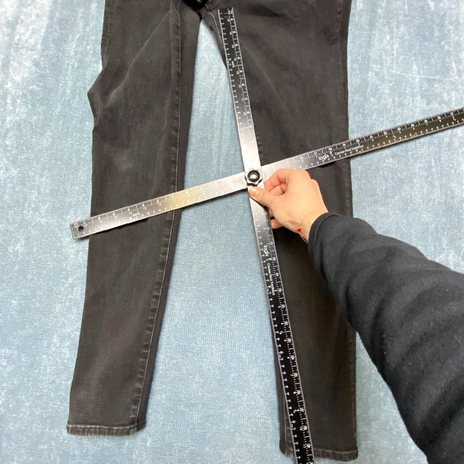 American Eagle Outfitters VINTAGE American Eagle Outfitters Jeans Womens 14 31x29.5 Black Denim High Rise Skinny Leg Size 36" / US 14 / IT 50 - 7 Thumbnail