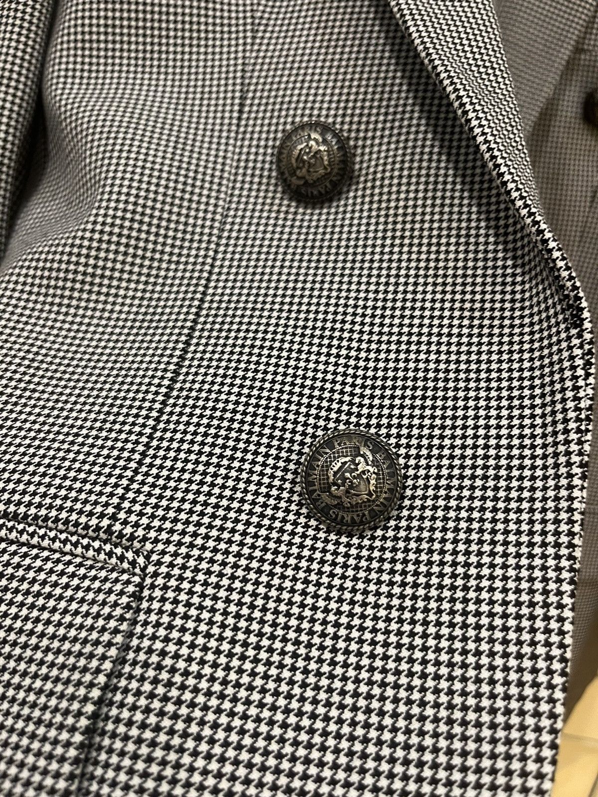 Balmain houndstooth double breast blazer size 48 Size 48R - 7 Thumbnail