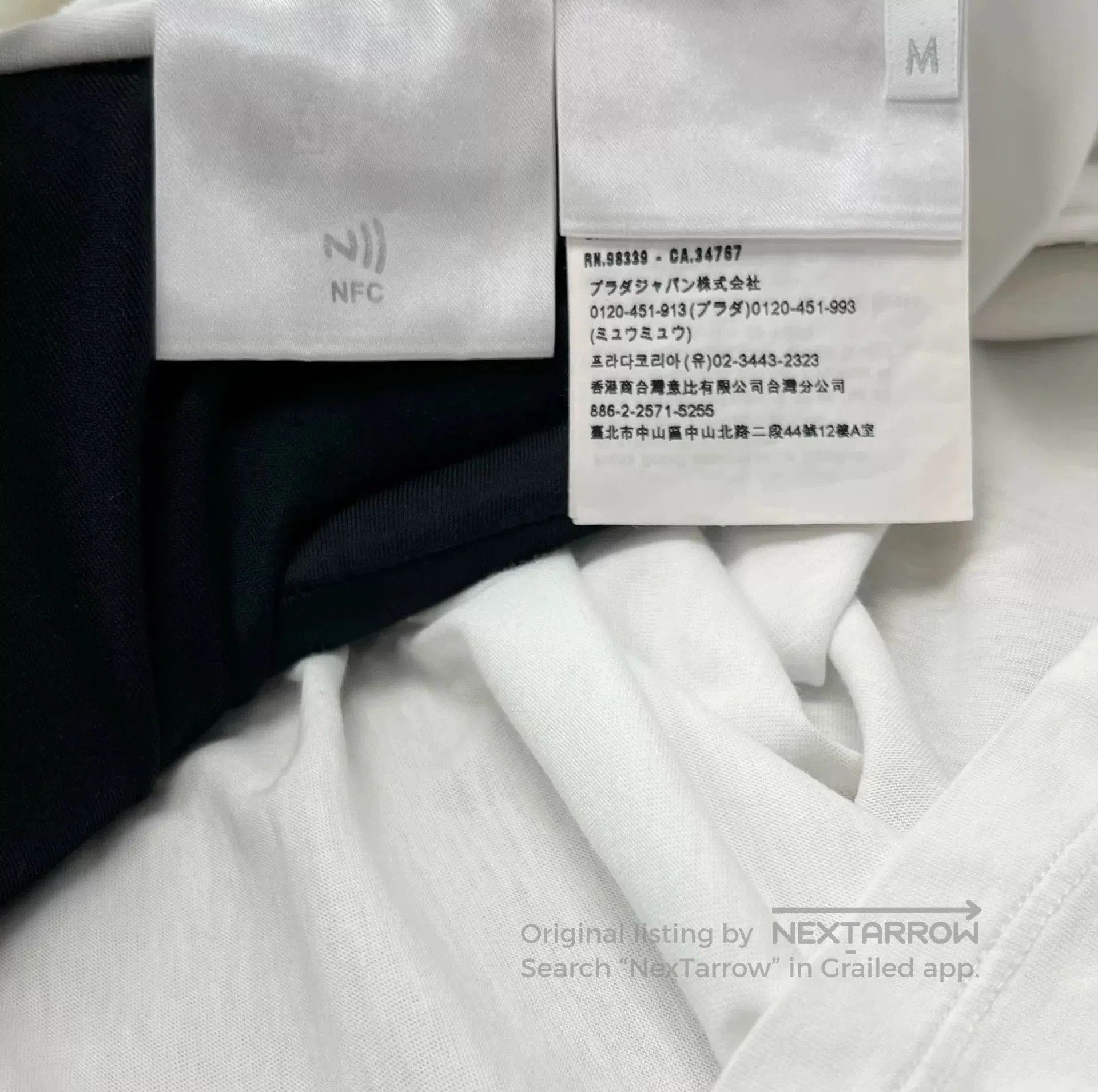 Miu Miu Miu Miu Short Sleeve Logo T. Size M / US 6-8 / IT 42-44 - 3 Thumbnail