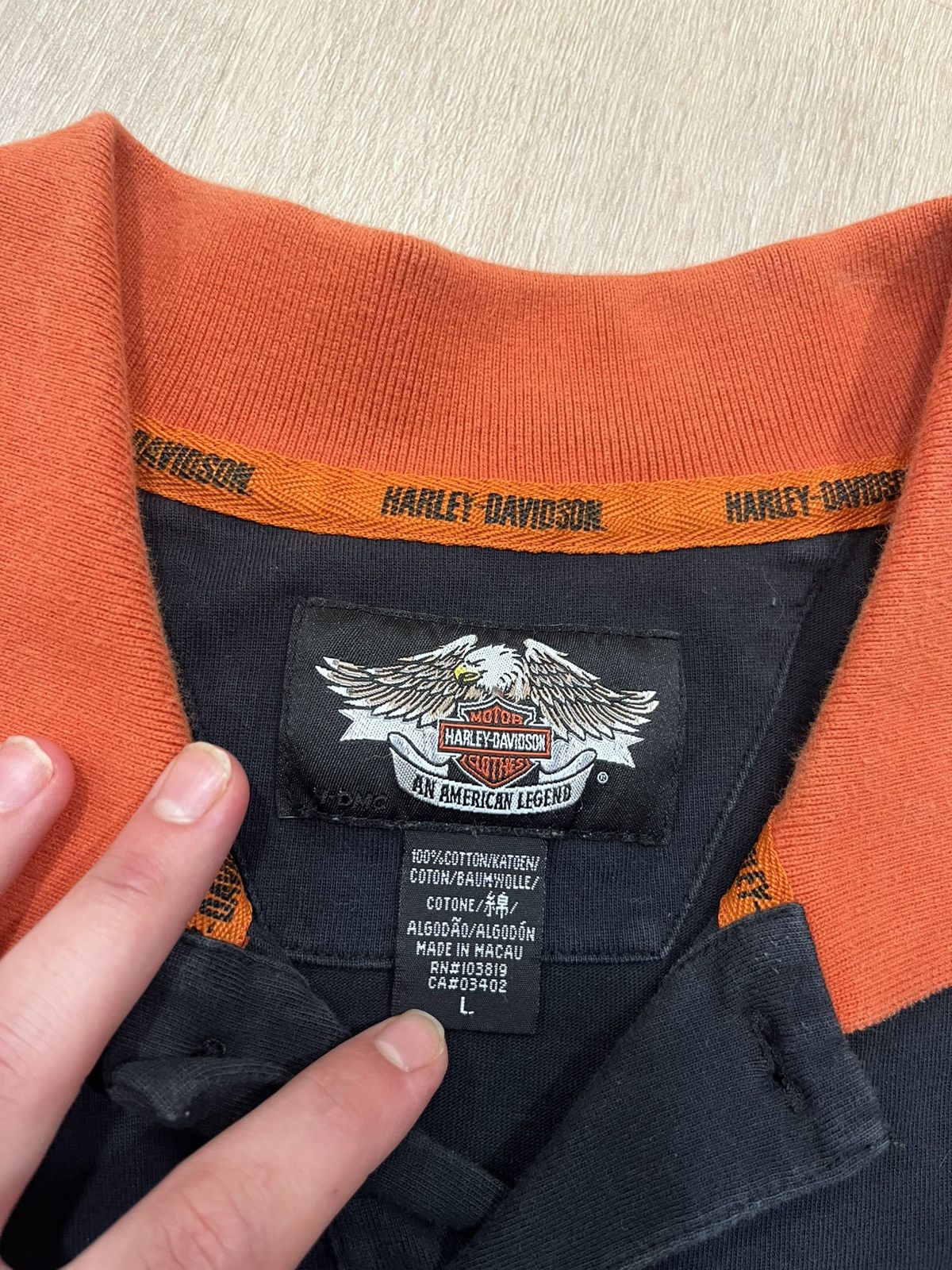 Harley Davidson Harley Davidson Polo Large Size US L / EU 52-54 / 3 - 3 Thumbnail