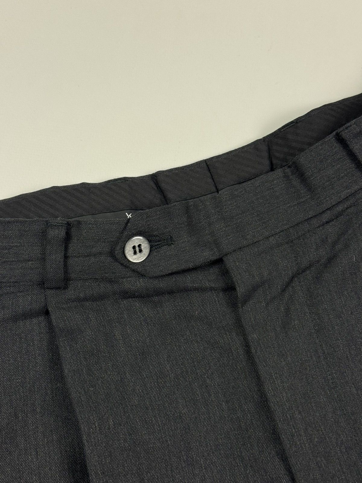 Yves Saint Laurent 1990’s Vintage YSL Yves Saint Laurent Classic Wool Trousers Size US 32 / EU 48 - 9 Thumbnail