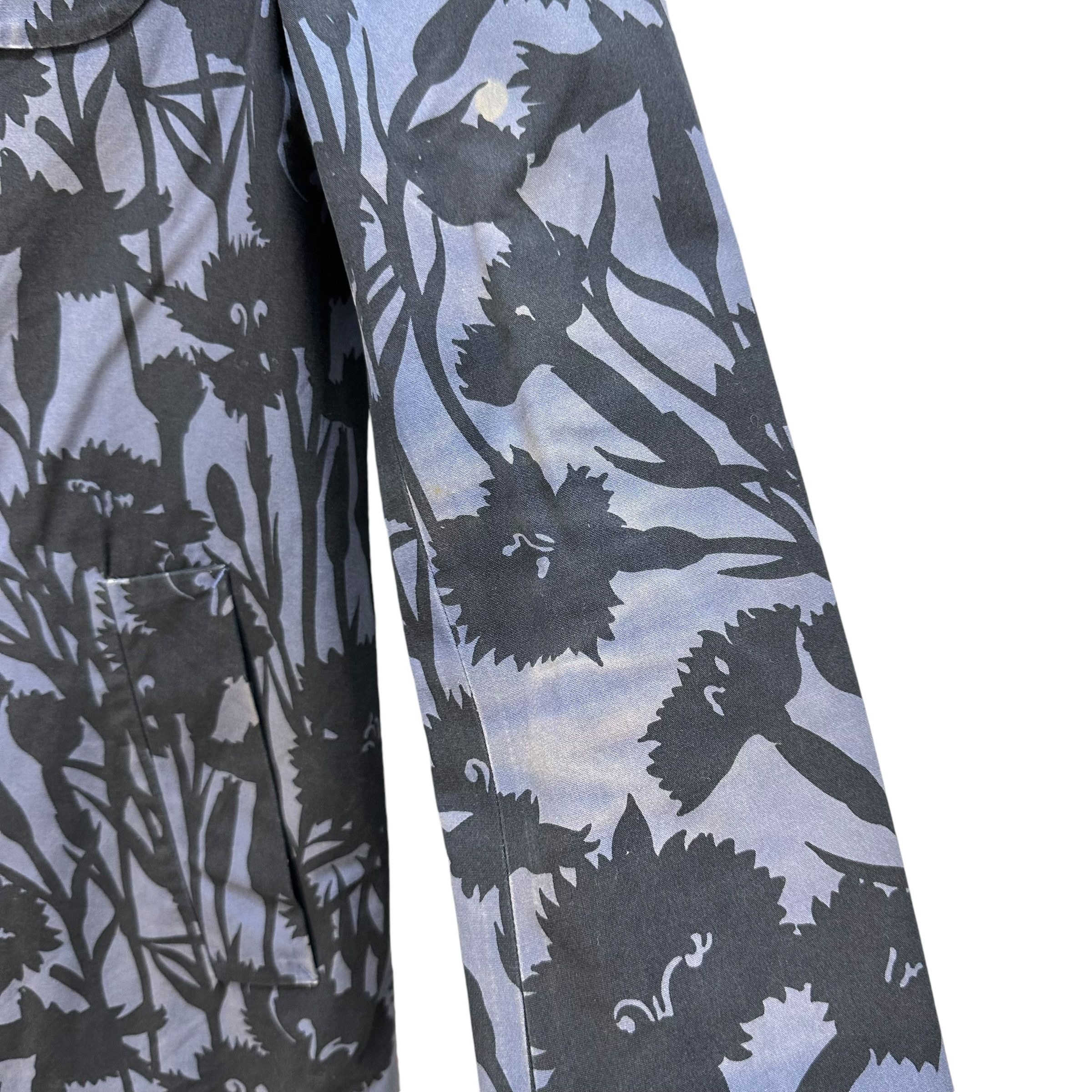 Marc Jacobs MARC JACOBS Artwork Florals Design Coat Jacket #71-1430 Size S / US 4 / IT 40 - 8 Thumbnail