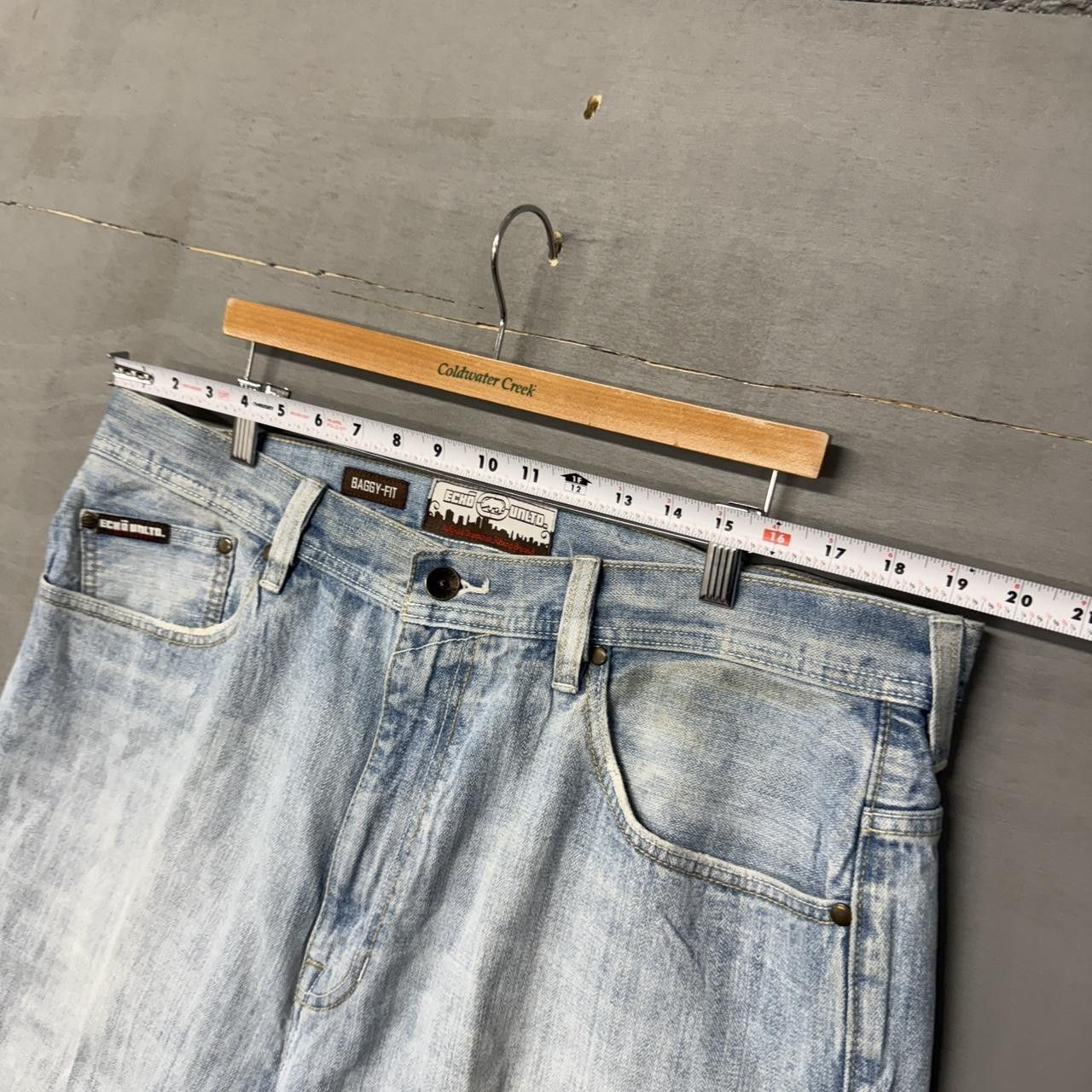 Ecko Unltd. Y2K Ecko Unltd. Embroidered Crazy Baggy Embroidered Jorts 38 Size US 38 / EU 54 - 6 Thumbnail