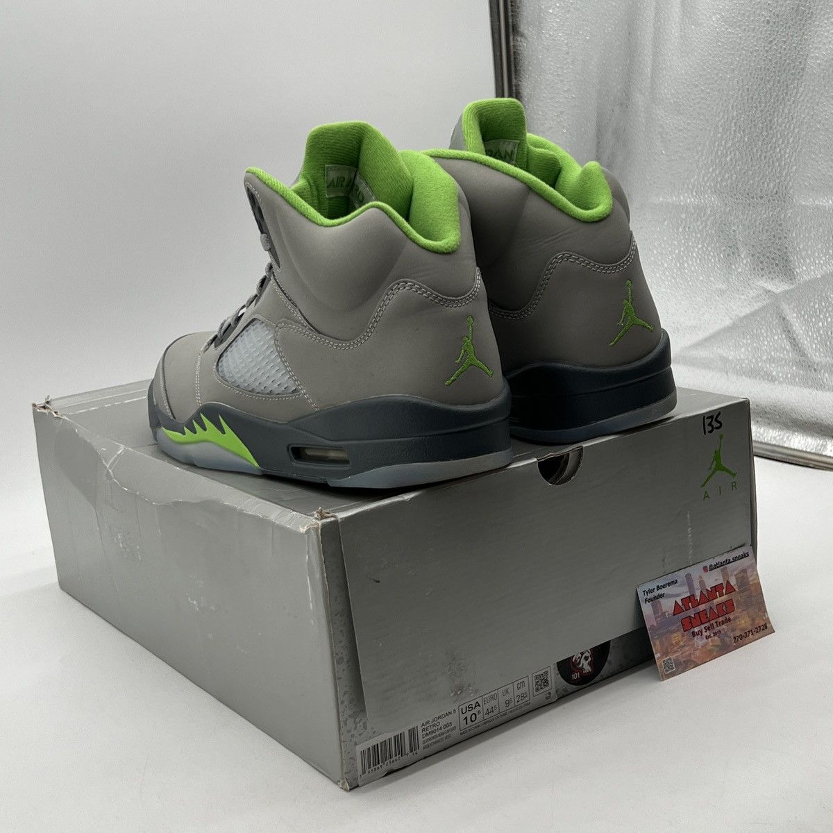 Jordan Brand Air Jordan 5 green bean Size US 10.5 / EU 43-44 - 4 Thumbnail