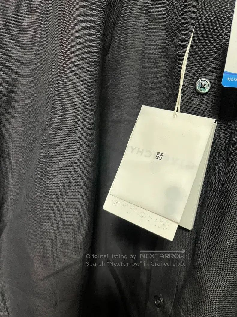 Givenchy Givenchy Logo woven comfortable collar long-sleeve shirt m Size US XL / EU 56 / 4 - 4 Thumbnail