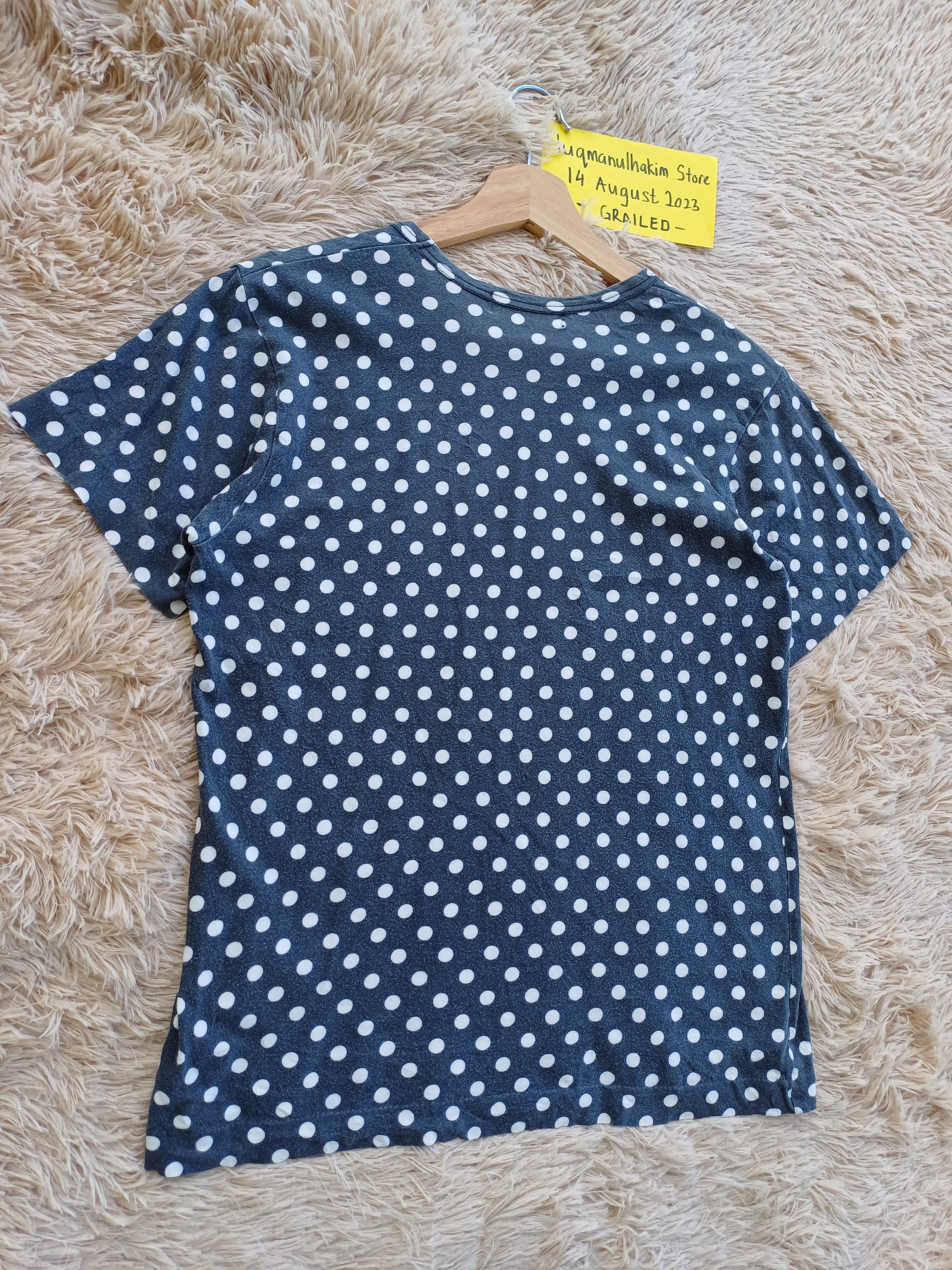 Comme des Garcons Vtg 90's robe de chambre COMME des GARCONS Polka Dot Shirt Size S / US 4 / IT 40 - 10 Thumbnail