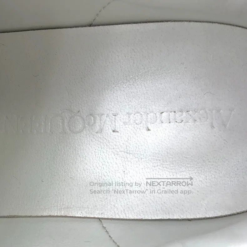 Alexander McQueen Alexander Mcqueen White laser shoetail lace thick-soled ca Size US 5.5 / IT 35.5 - 7 Thumbnail