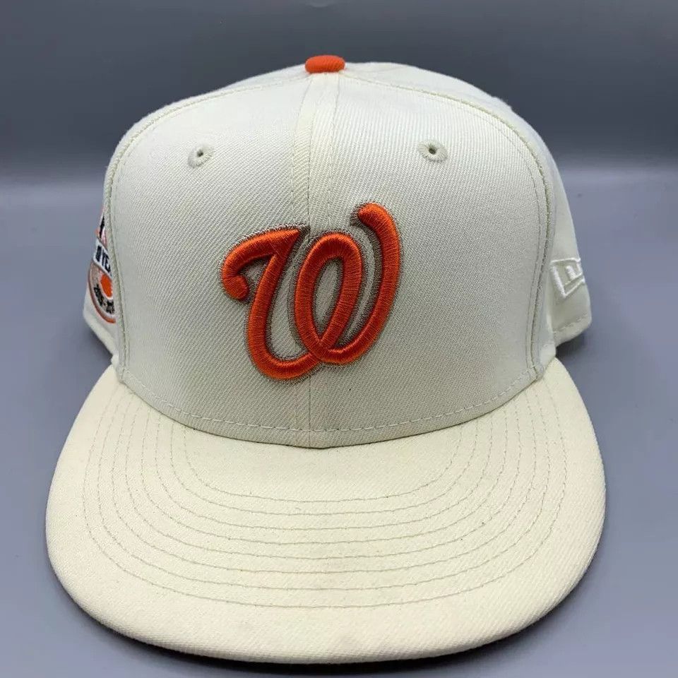 New Era Washington Nationals Hat Men 7 1/2 59Fifty New Era Fitted Size ONE SIZE - 2 Thumbnail