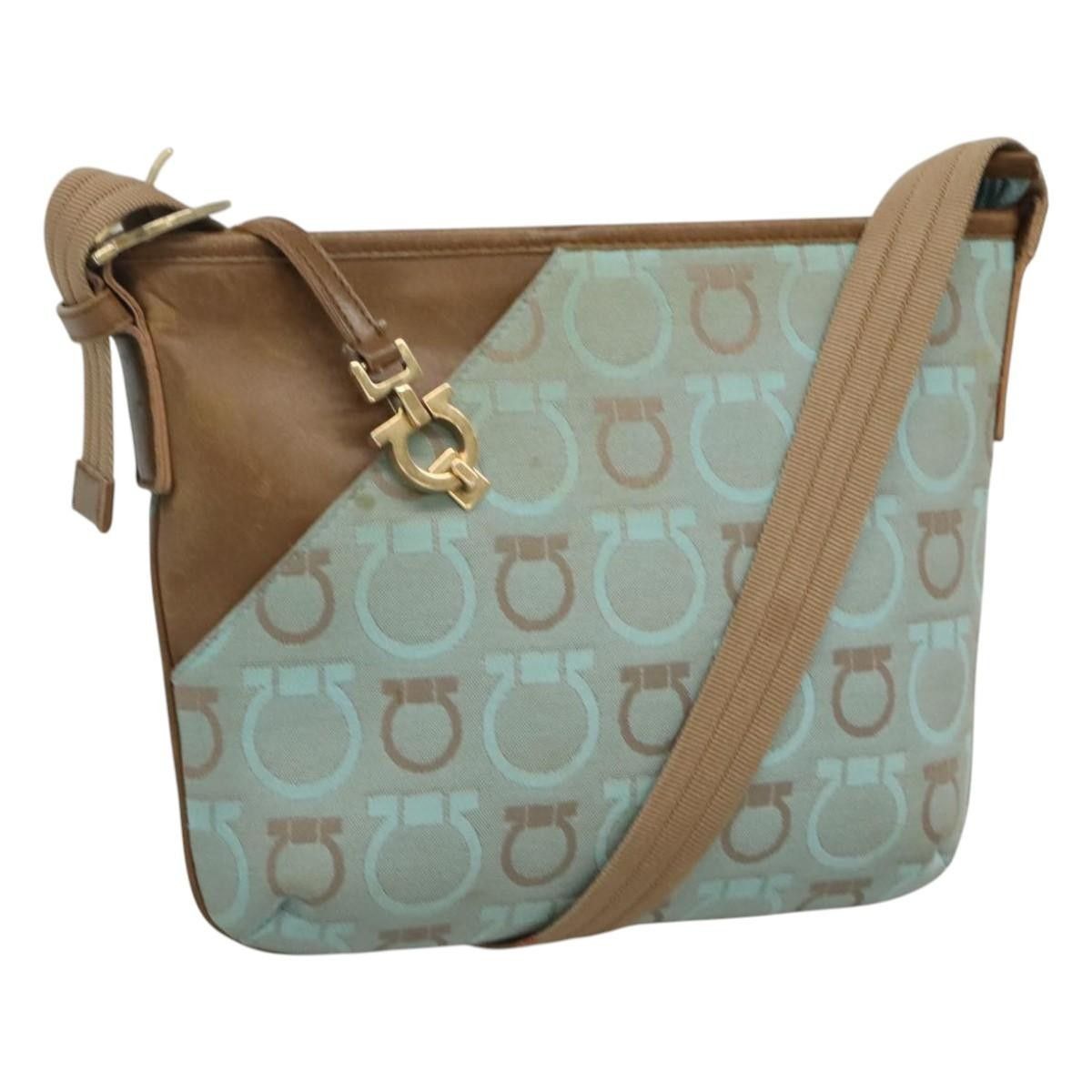 Salvatore Ferragamo Salvatore Ferragamo Gancini Shoulder Bag Canvas Size ONE SIZE - 1 Thumbnail