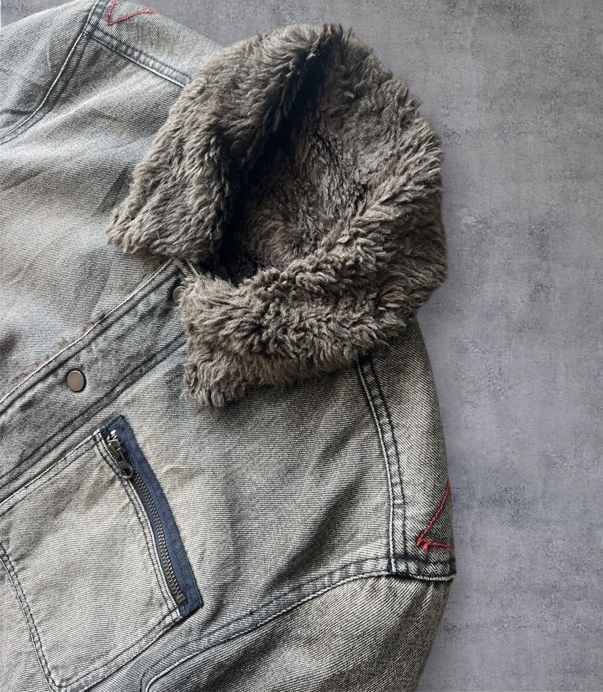 If Six Was Nine × Japanese Brand × PPFM VINTAGE PPFM SHERPA QUILTED LINED BUTTON UP JACKET Size US M / EU 48-50 / 2 - 8 Thumbnail