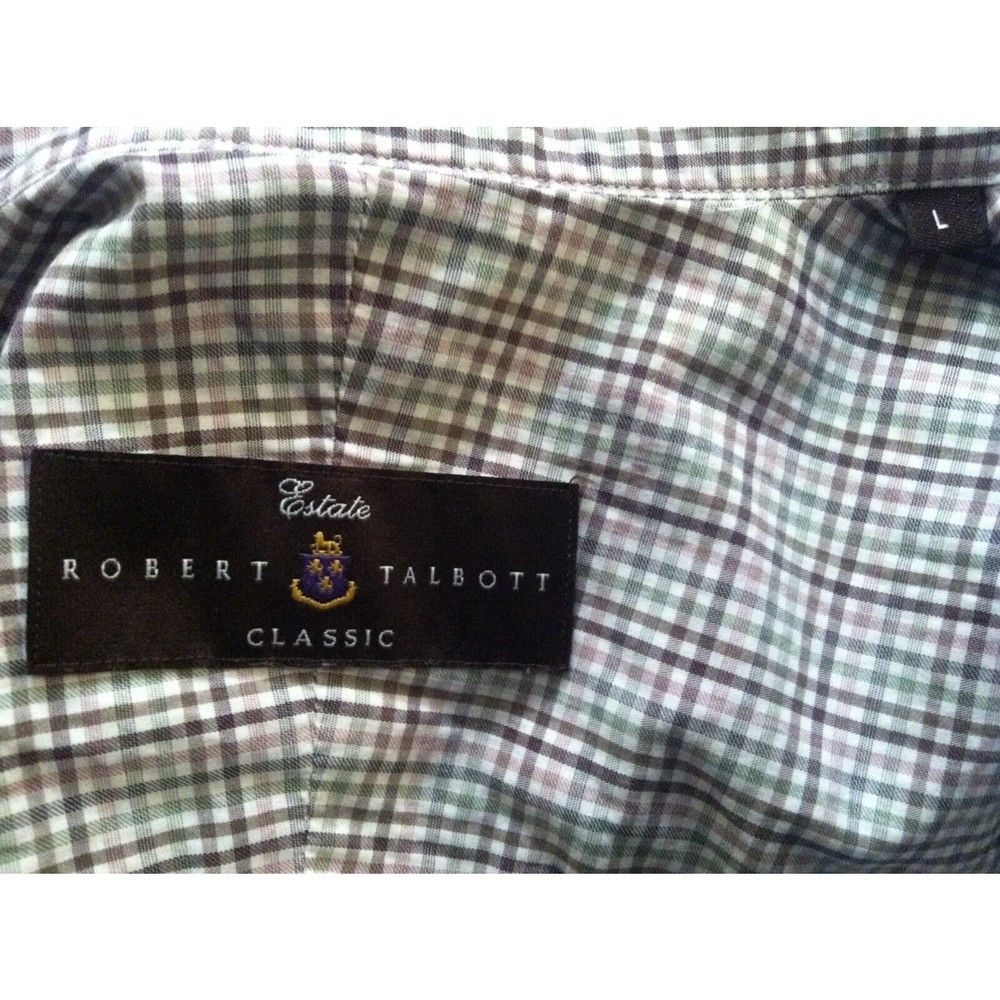 Robert Talbott ROBERT TALBOTT MEN'S 100%COTTON CASUAL SHIRT SIZE:L Size US L / EU 52-54 / 3 - 6 Thumbnail