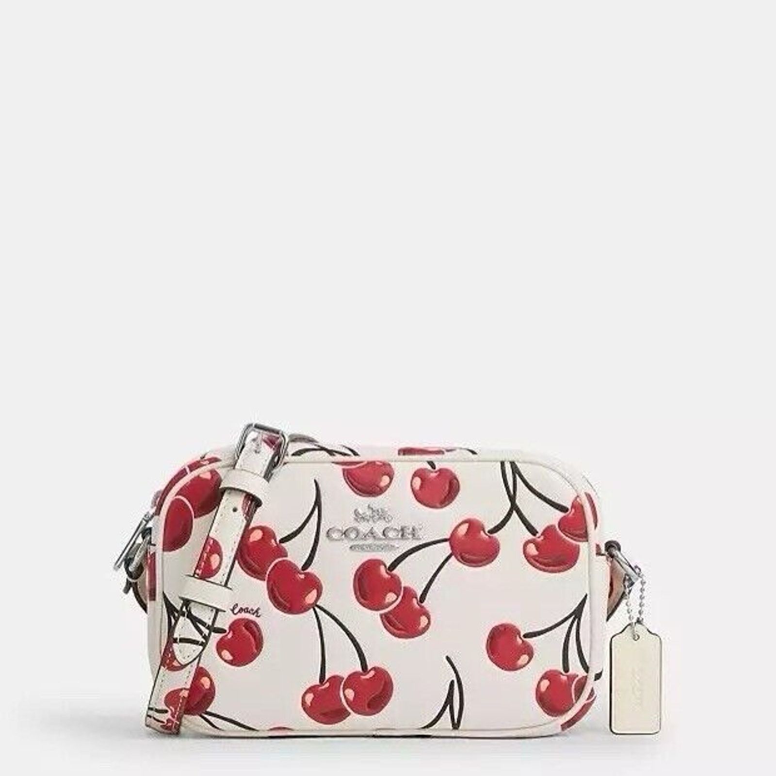 Coach NWT Coach CAB04 Mini Jamie Camera Bag Smooth Leather Cherry Size ONE SIZE - 1 Thumbnail