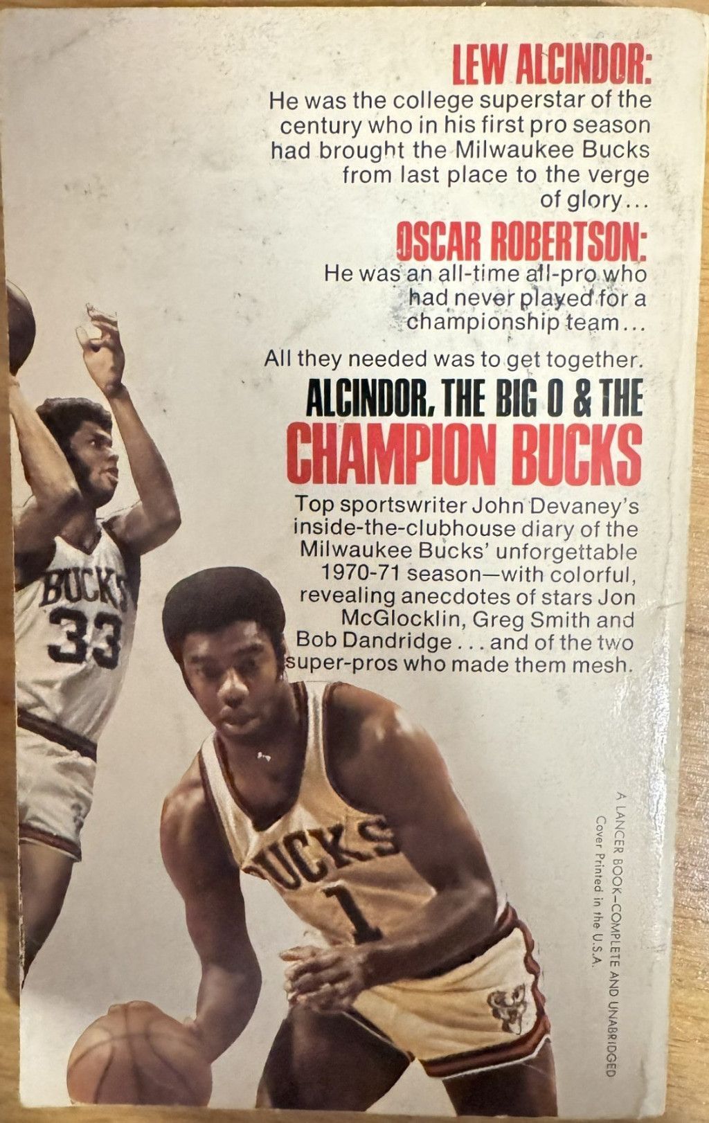 NBA The Champion Bucks by John Devaney Vintage Softcover Book Size US XXS / EU 40 - 2 Thumbnail