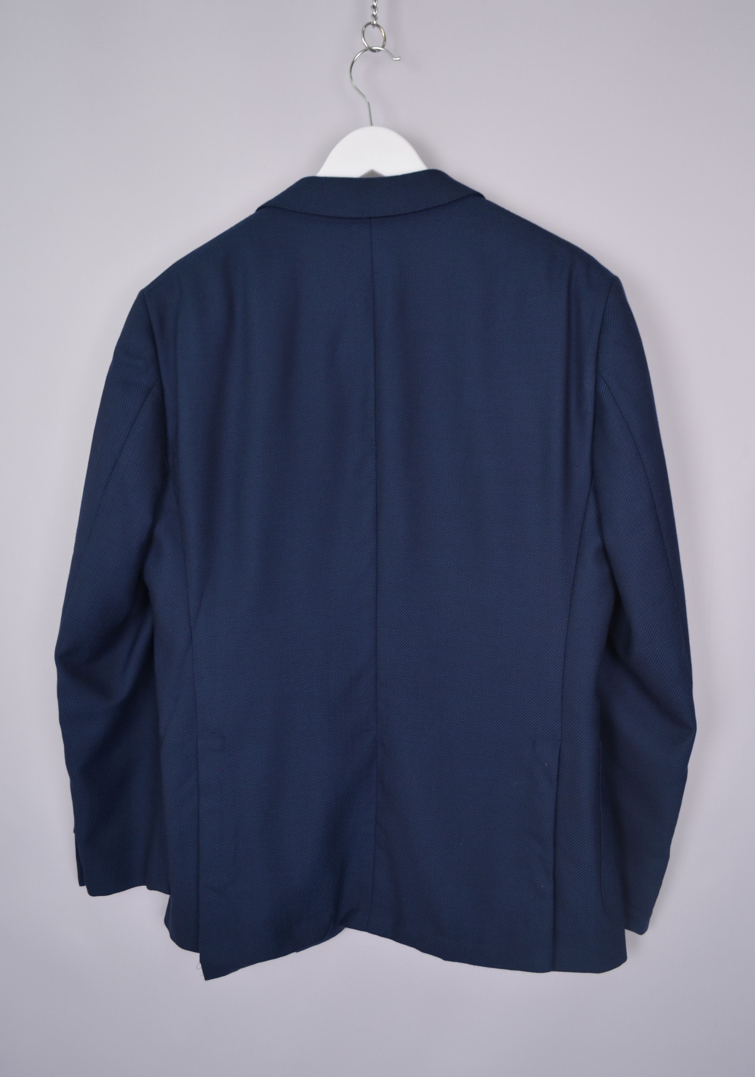 Pal Zileri Pal Zileri Vicenza Navy 100% Lana Wool Unlined Blazer Jacket Size 42R - 13 Thumbnail