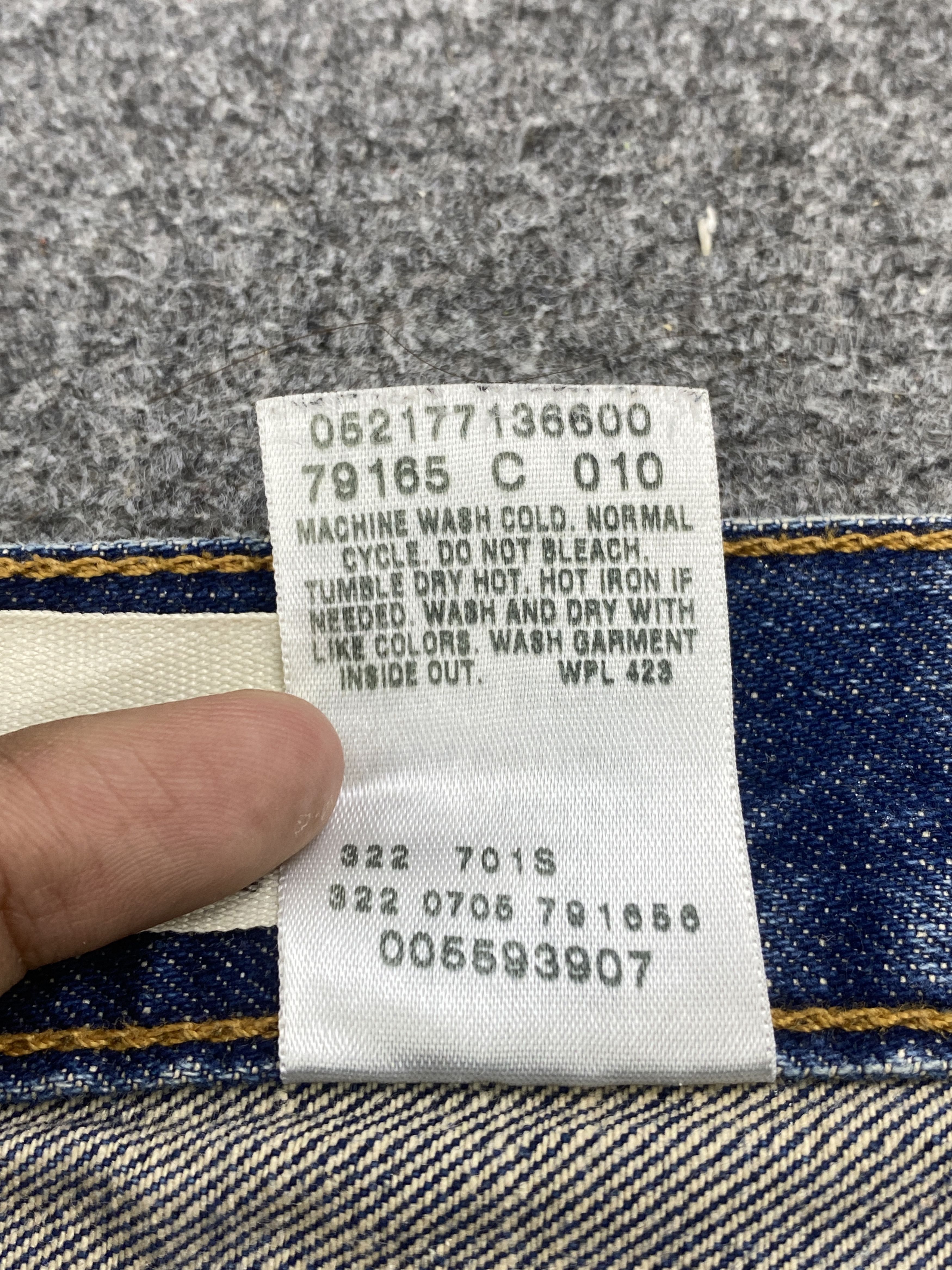 Levi's × Vintage Vintage Levis 559 Stone Washed Denim Jeans Size US 36 / EU 52 - 13 Thumbnail