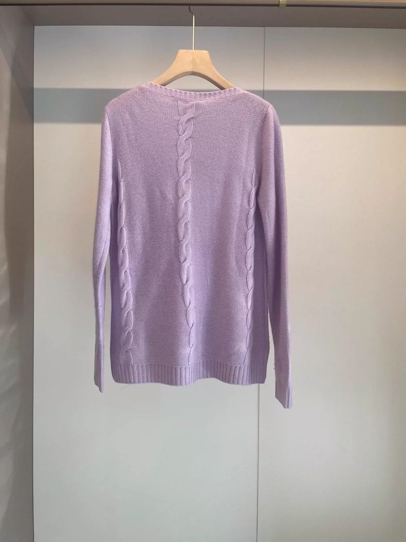 Loro Piana Purple Cashmere Sweater-