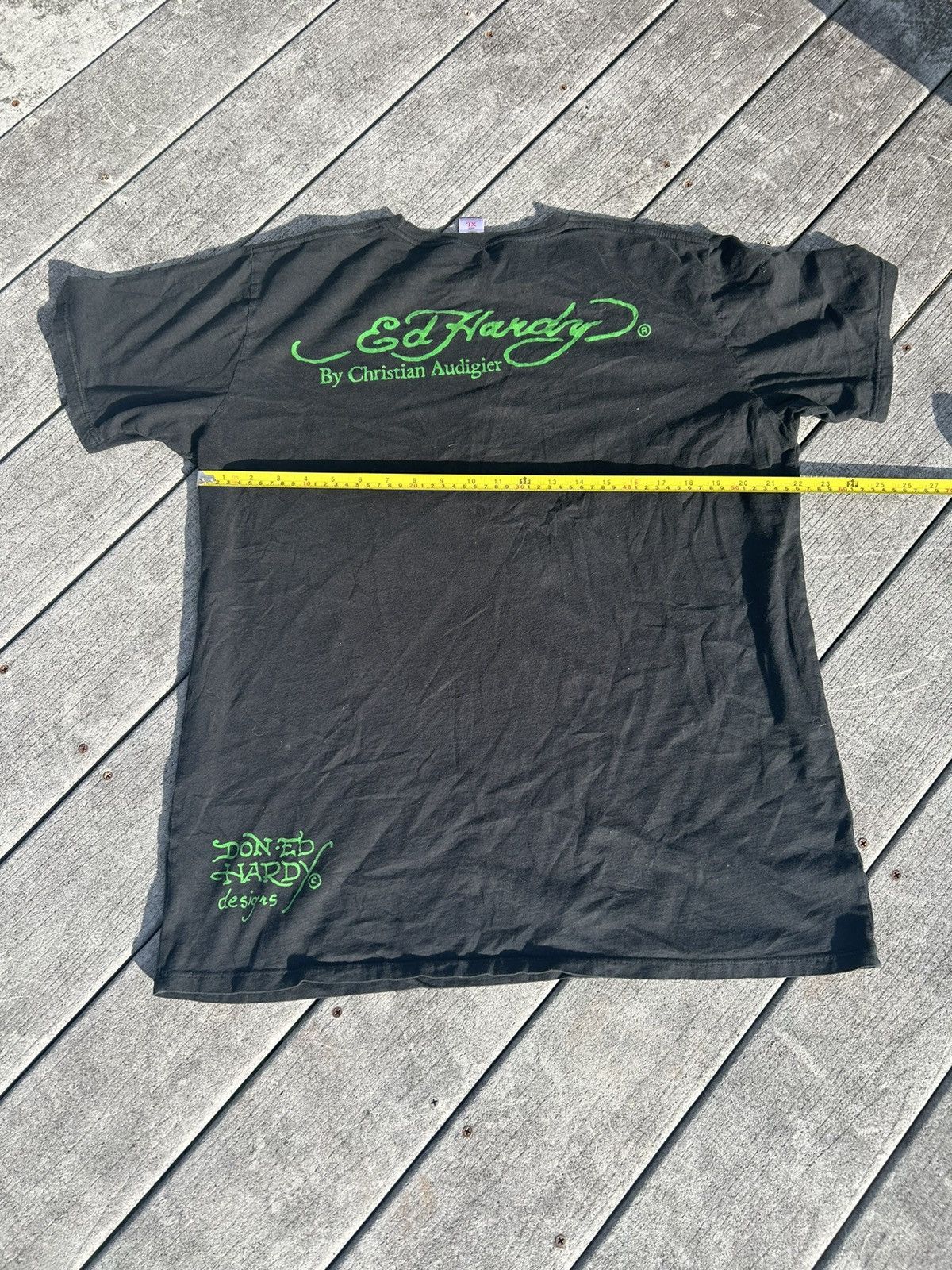 Ed Hardy × Vintage Y2K Ed Hardy Shirt Size US XL / EU 56 / 4 - 4 Thumbnail