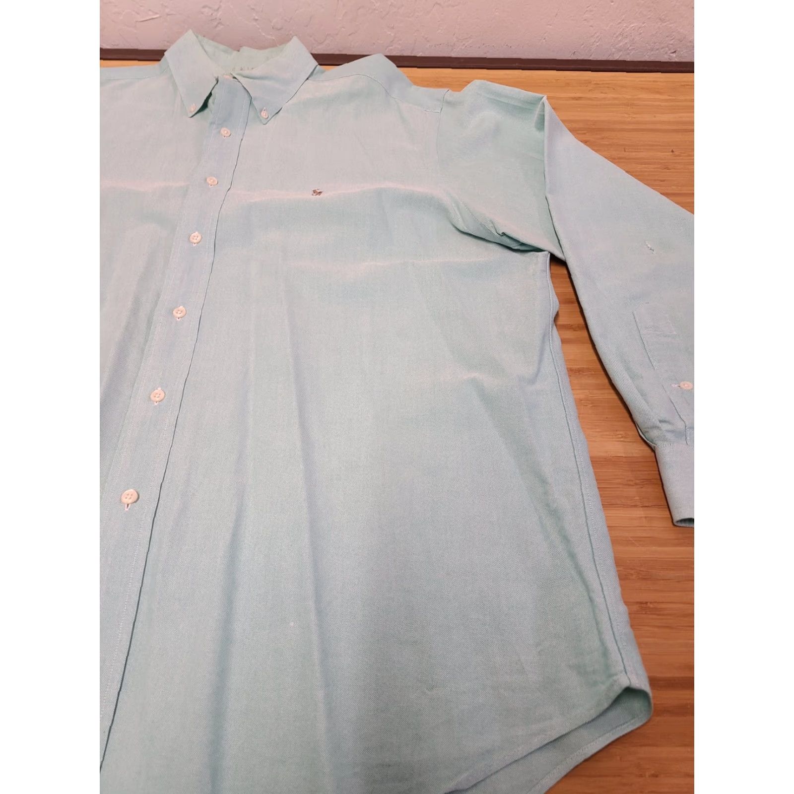 Ralph Lauren Ralph Lauren Yarmouth Shirt Men 16.5 35 Green Long Sleeve Button-Up Workshirt Mens Size US XL / EU 56 / 4 - 2 Thumbnail