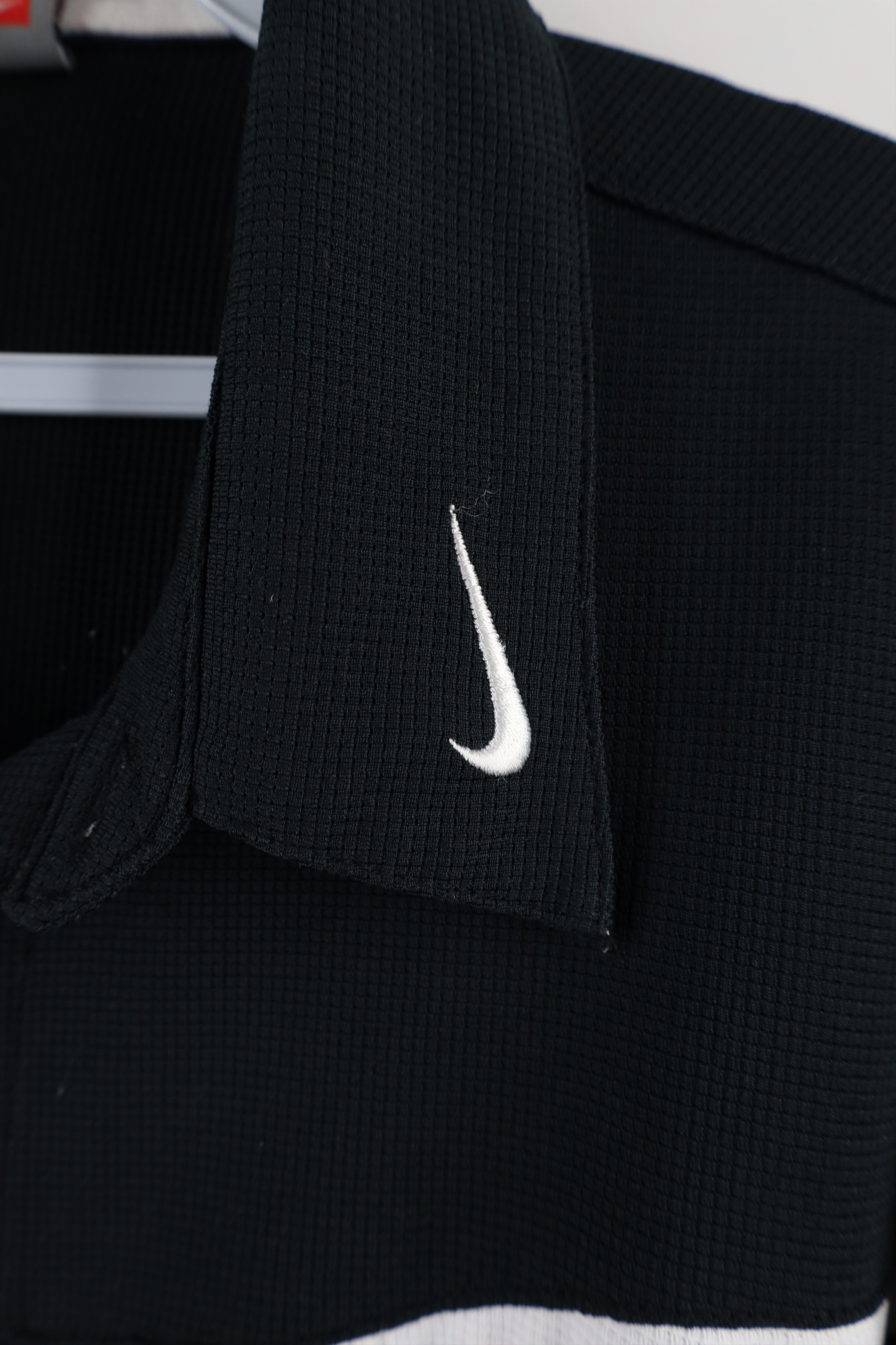 Nike × Vintage Vintage Nike Scott Mini Swoosh Thermal Knit Polo Shirt Size US XL / EU 56 / 4 - 4 Thumbnail