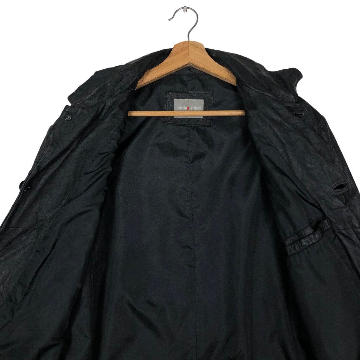 Japanese Brand 🔥Vtg Genuine Leather Jacket Biker Cinzia Pierucci Japan Size US L / EU 52-54 / 3 - 12 Thumbnail