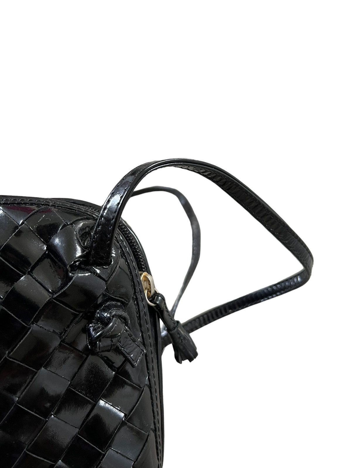 Bottega Veneta 1980s Bottega Veneta Intrecciato Leather Crossbody Bag Size ONE SIZE - 16 Thumbnail