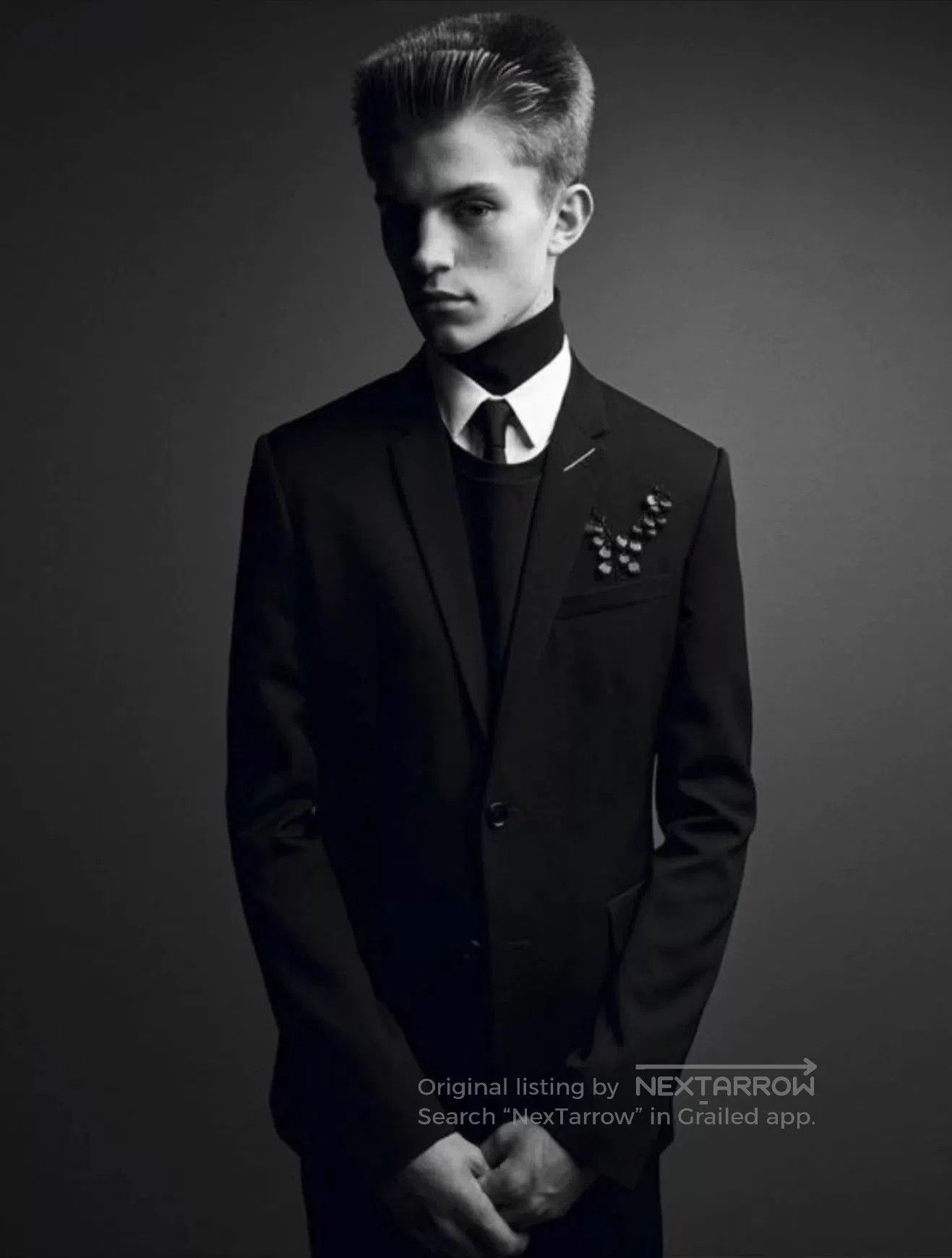 Dior Dior Homme 18FW Black Lily Suit. Size US S / EU 44-46 / 1 - 7 Thumbnail
