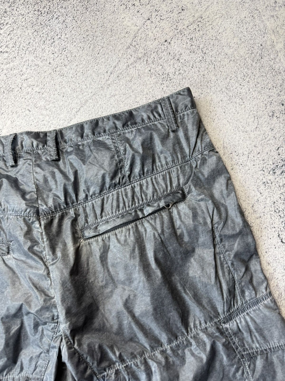 Vintage David Mayer Noman Nylon Metal cargo Shorts Stone Island Styl Size US 32 / EU 48 - 19 Thumbnail