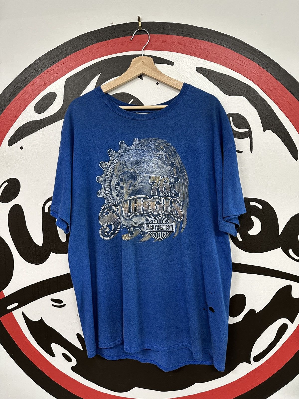 Harley Davidson 2016 Harley Davidson Sturgis South Dakota Eagle Tee Size US XL / EU 56 / 4 - 1 Thumbnail