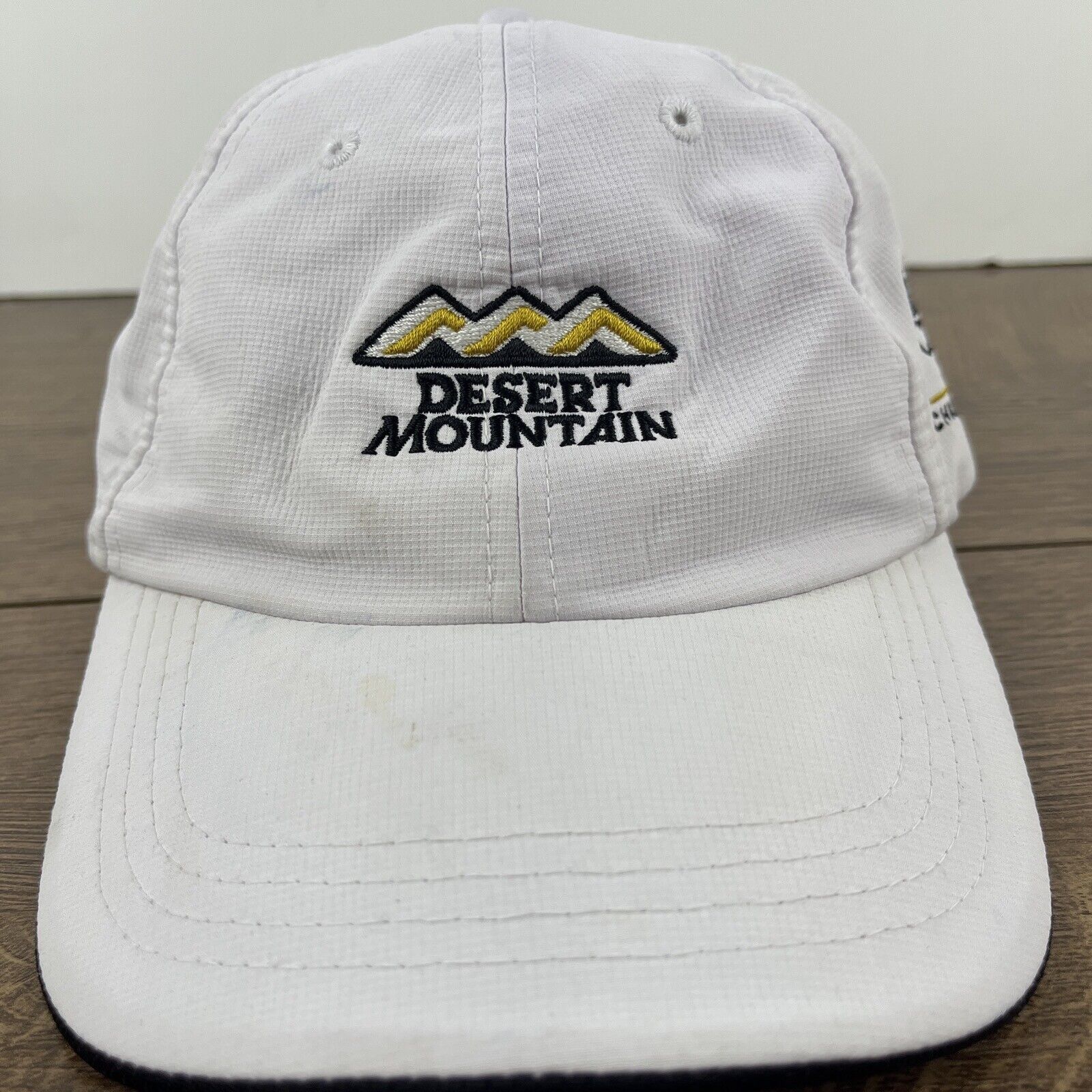 Other Desert Mountain Hat White Hat Adjustable Adult Size Hat Cap Size ONE SIZE - 3 Thumbnail
