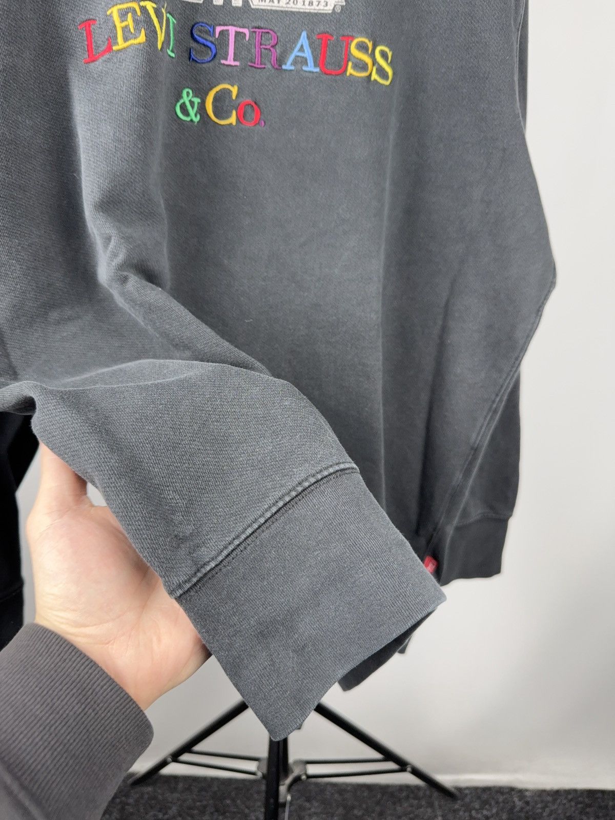 Levi's Vintage 00s USA Western Levi’s Embroidered Logo Sweatshirt Size US XL / EU 56 / 4 - 6 Thumbnail