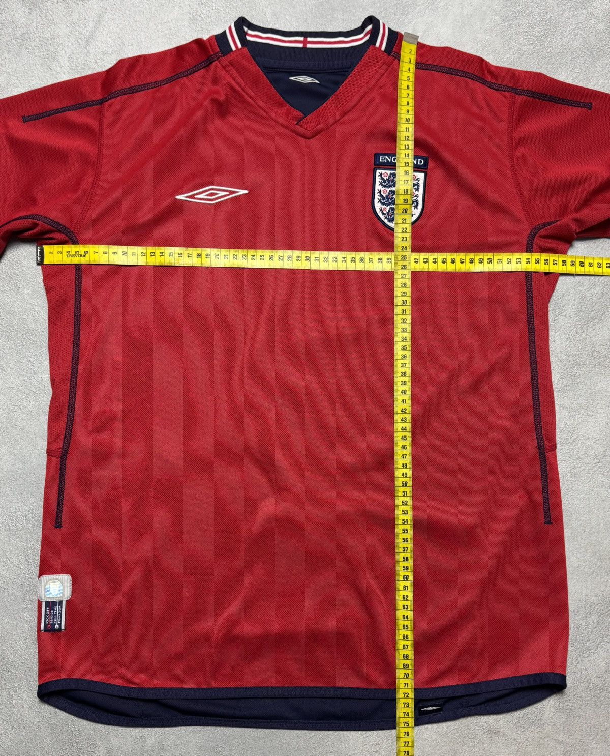 Umbro England 2002 2004 Home Football Shirt Soccer Jersey Umbro Size US XL / EU 56 / 4 - 16 Thumbnail