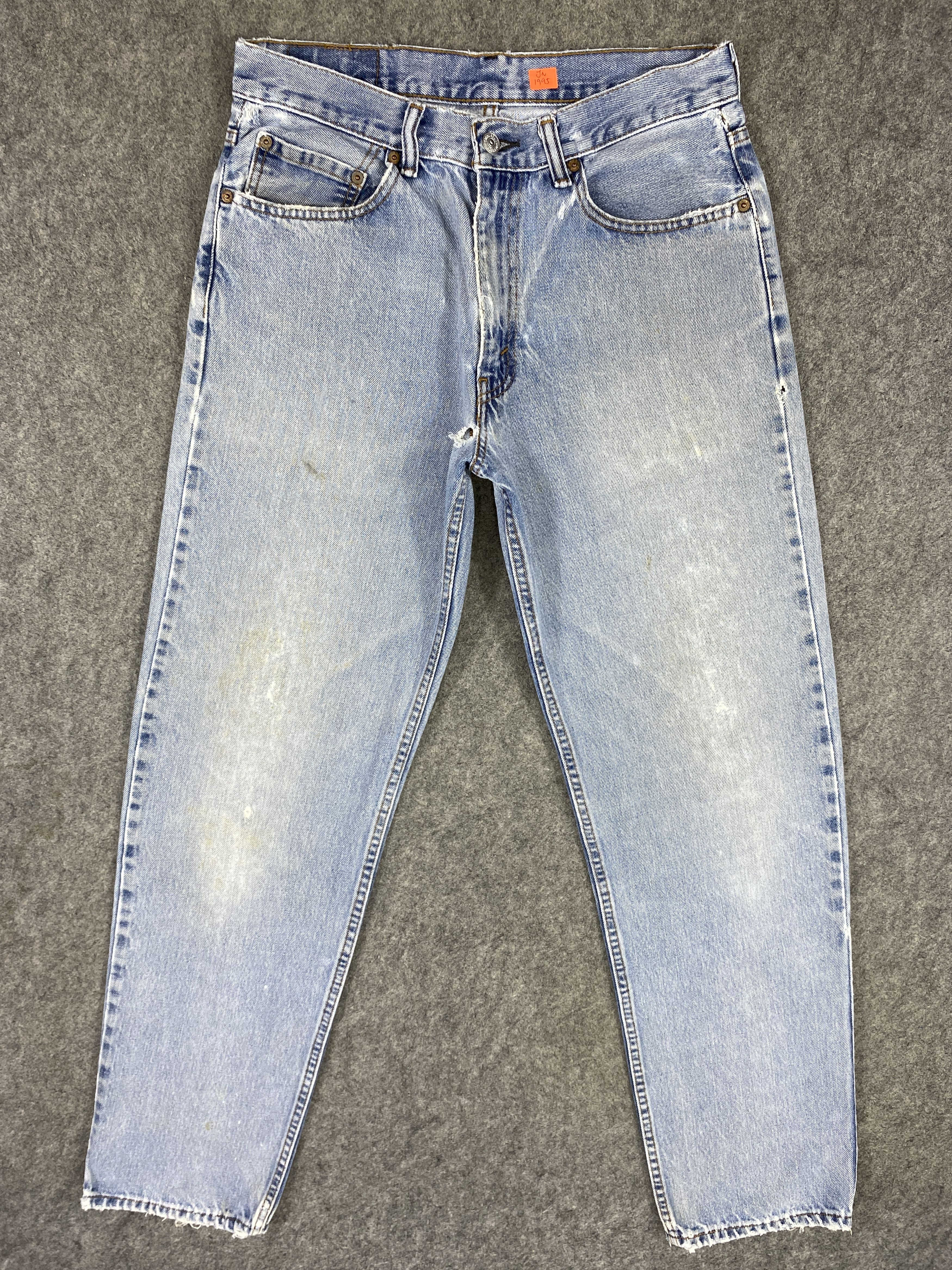 image of Distressed Denim x Levis Light Blue Wash Vintage Levi's 550 31X33.5 Denim -Jn1995, Men's