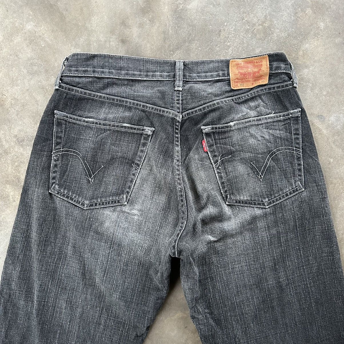 Japanese Brand W32 Vintage Levi’s 503 Faded BLACK Denim Jean Pant Size US 32 / EU 48 - 12 Thumbnail