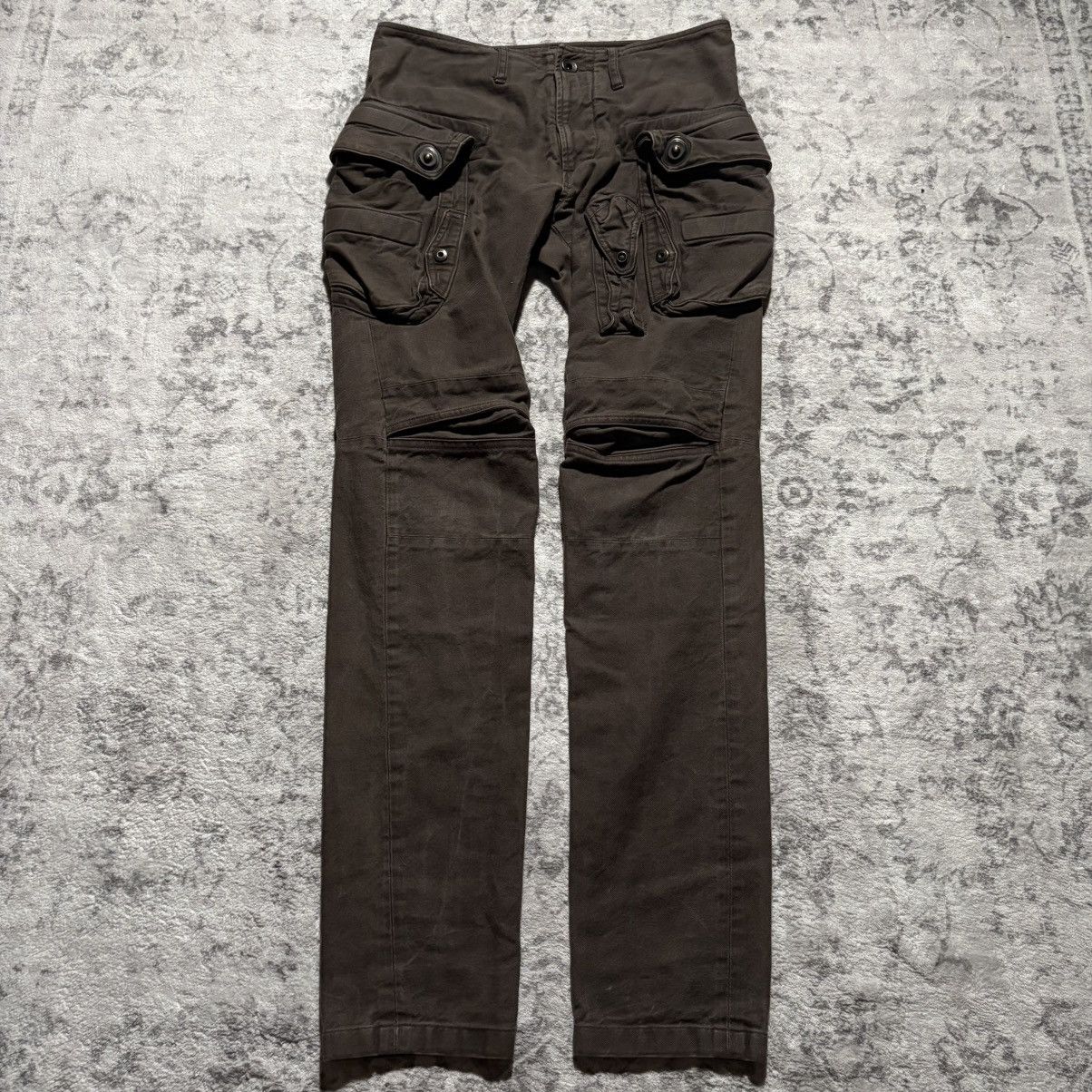 Julius FW2010-2011 Goth_ik Gas Mask Cargo Pants Brown 1