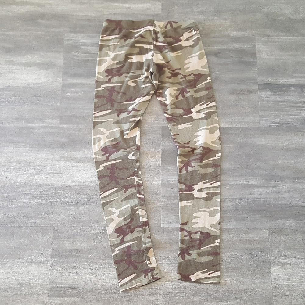 Tres Bien Cream Camo Thin TB Legging Size 28" / US 6 / IT 42 - 2 Thumbnail