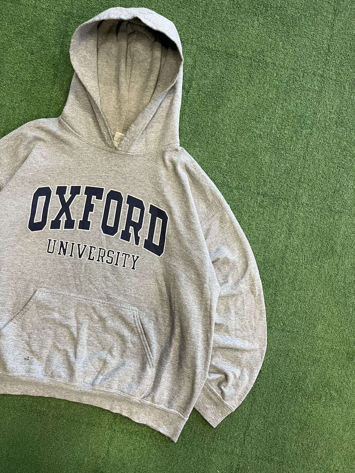 Other Vintage Y2K Oxford University American College 90s Hoodie Size US L / EU 52-54 / 3 - 4 Thumbnail