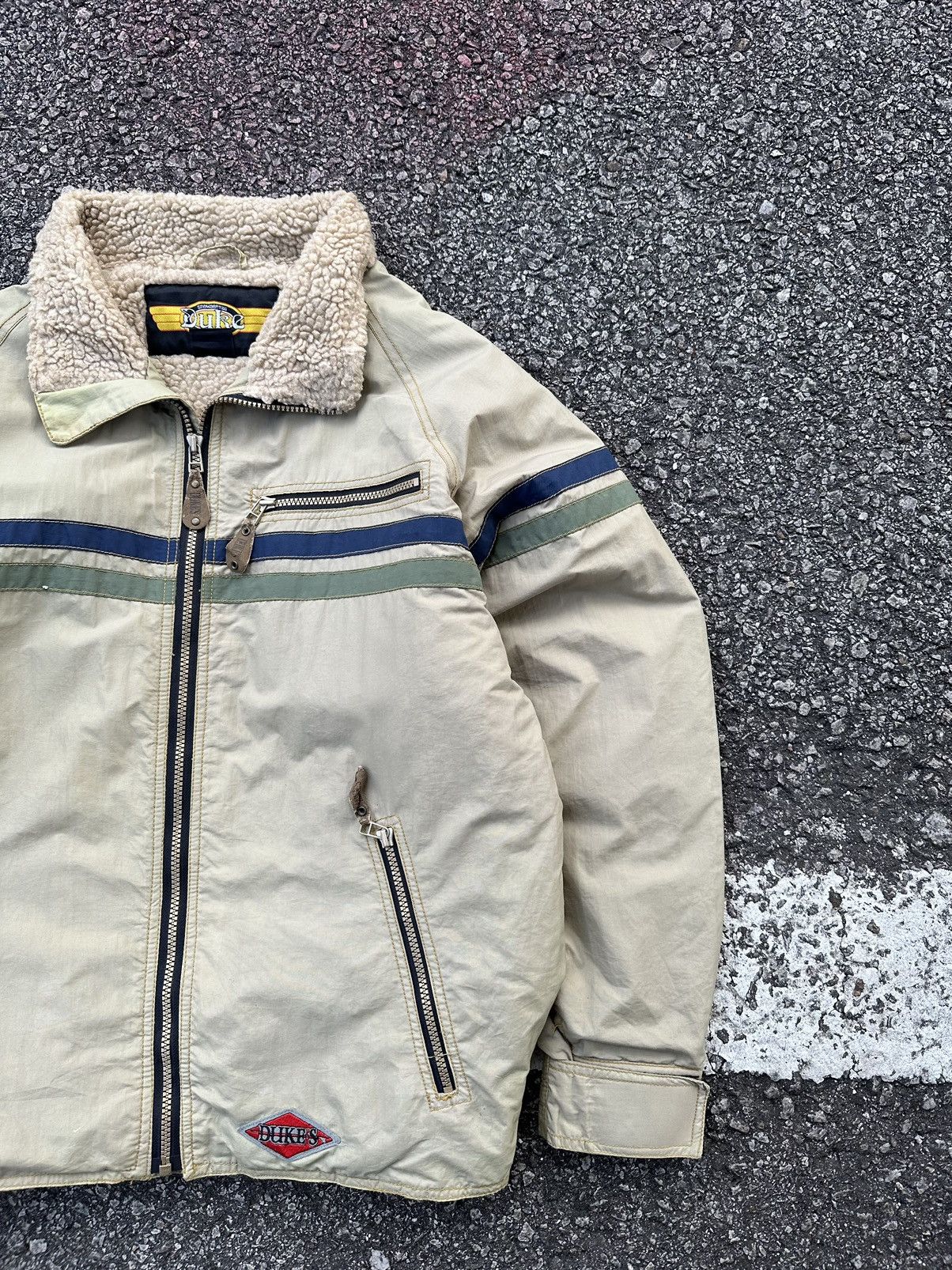 Vintage 👹Vintage DUKES SNOWBOARDS Fleece Lined Jacket Size US L / EU 52-54 / 3 - 5 Thumbnail
