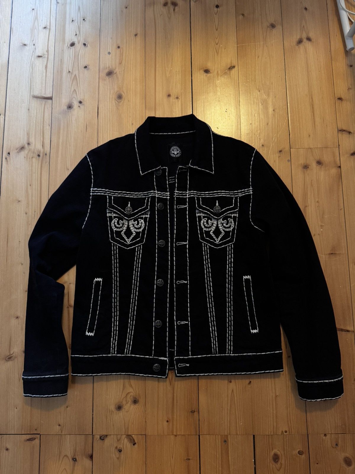 Affliction Rare denim jacket, sematary type Size US S / EU 44-46 / 1 - 1 Thumbnail