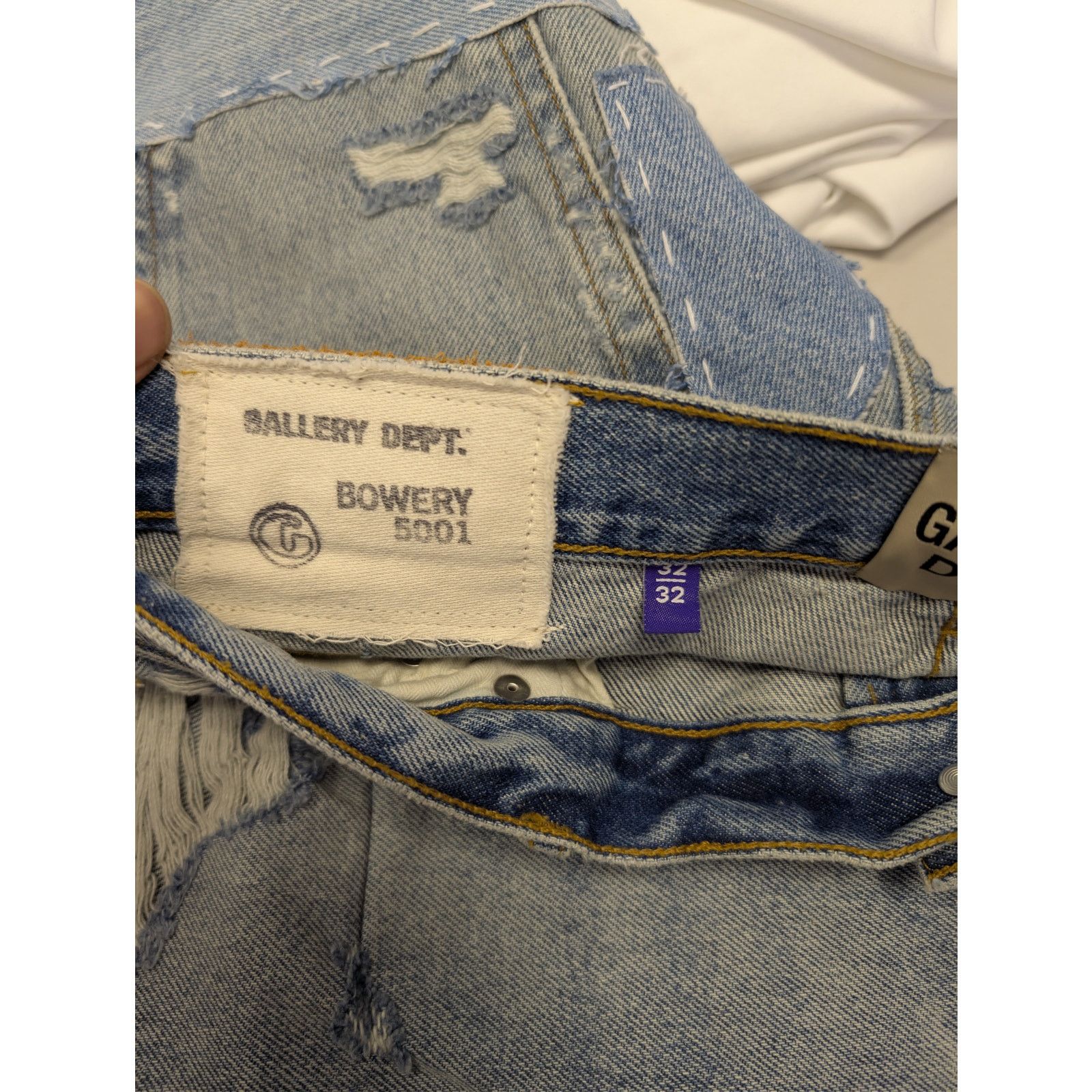 Gallery Dept. o1rshd1 Size: 32 x 32 / Bowery 5001 Straight-Leg Denim Jeans Size US 32 / EU 48 - 19 Thumbnail
