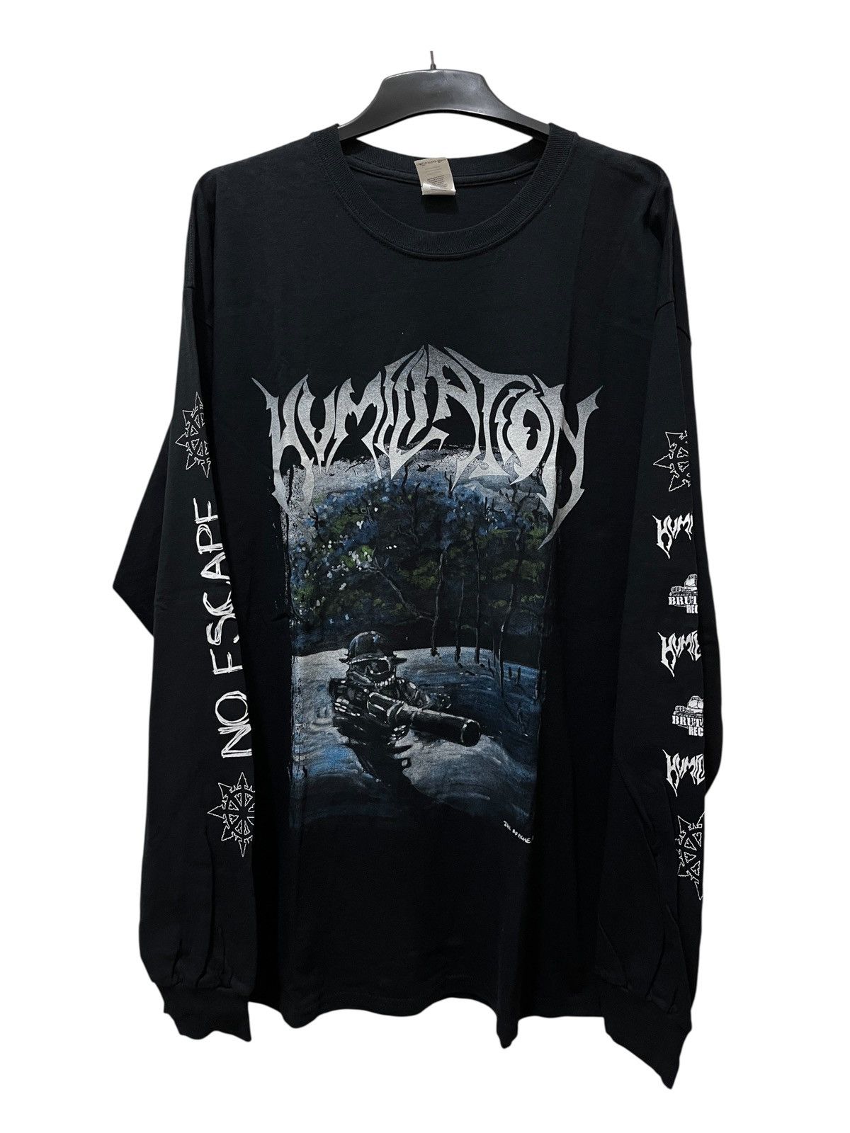 Band Tees Humiliaton No escape Death metal Longsleeve Size US XL / EU 56 / 4 - 1 Thumbnail