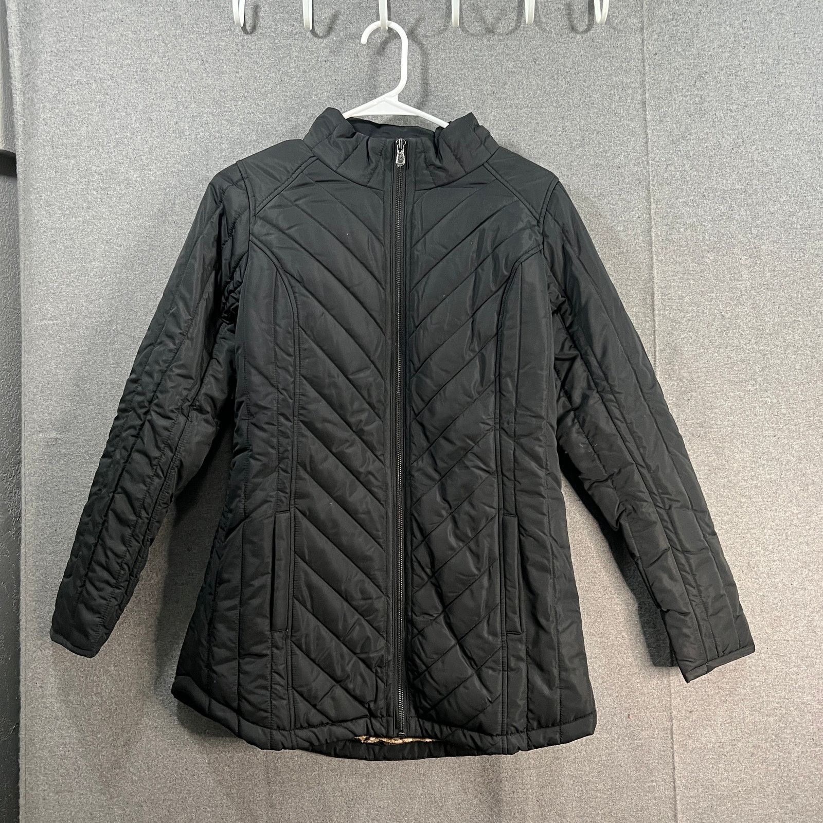Other Isaac Mizrahi Live! Nylon Quilted Jacket With Printed Size XXS / US 00 / IT 34 - 1 Thumbnail