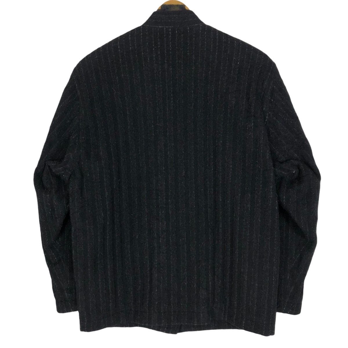 Issey Miyake Vintage 80s Issey Miyake Striped Kimono Coat Size M / US 6-8 / IT 42-44 - 12 Thumbnail
