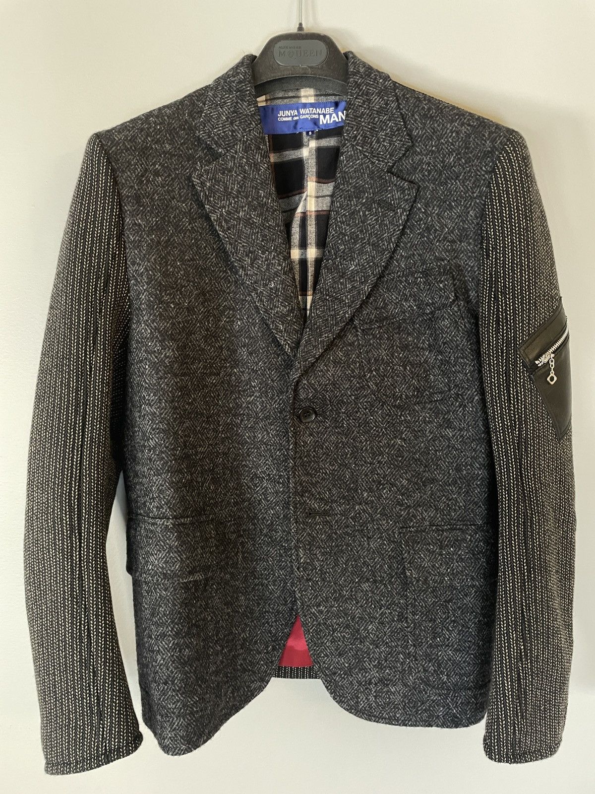ジャケット・アウター junya watanabe man 24aw tweed blazer Junya Watanabe x Brooks Brothers wool blazer Junya Watanabe